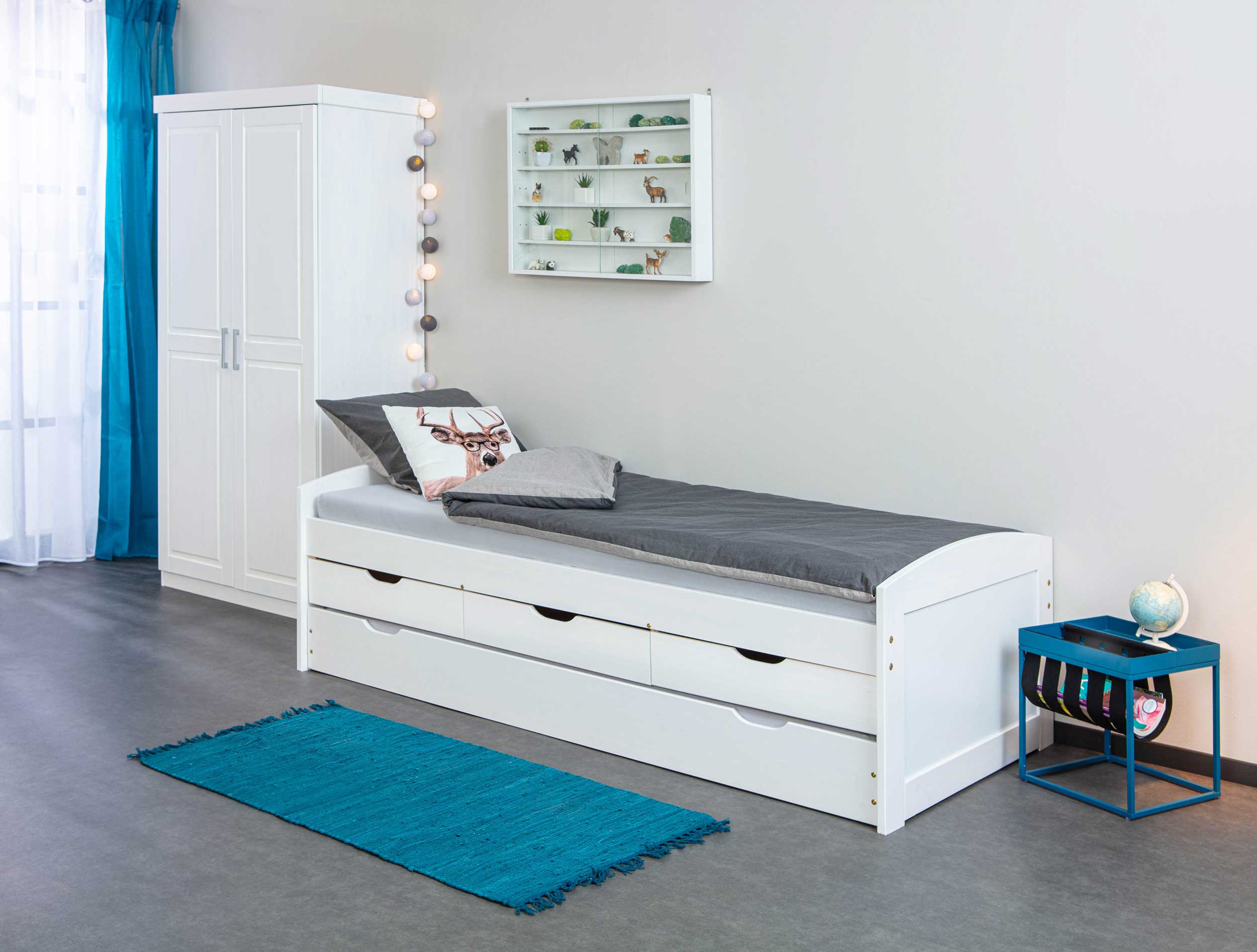 Table d'appoint Nubis 35x35 - bleu/noir - Image 10