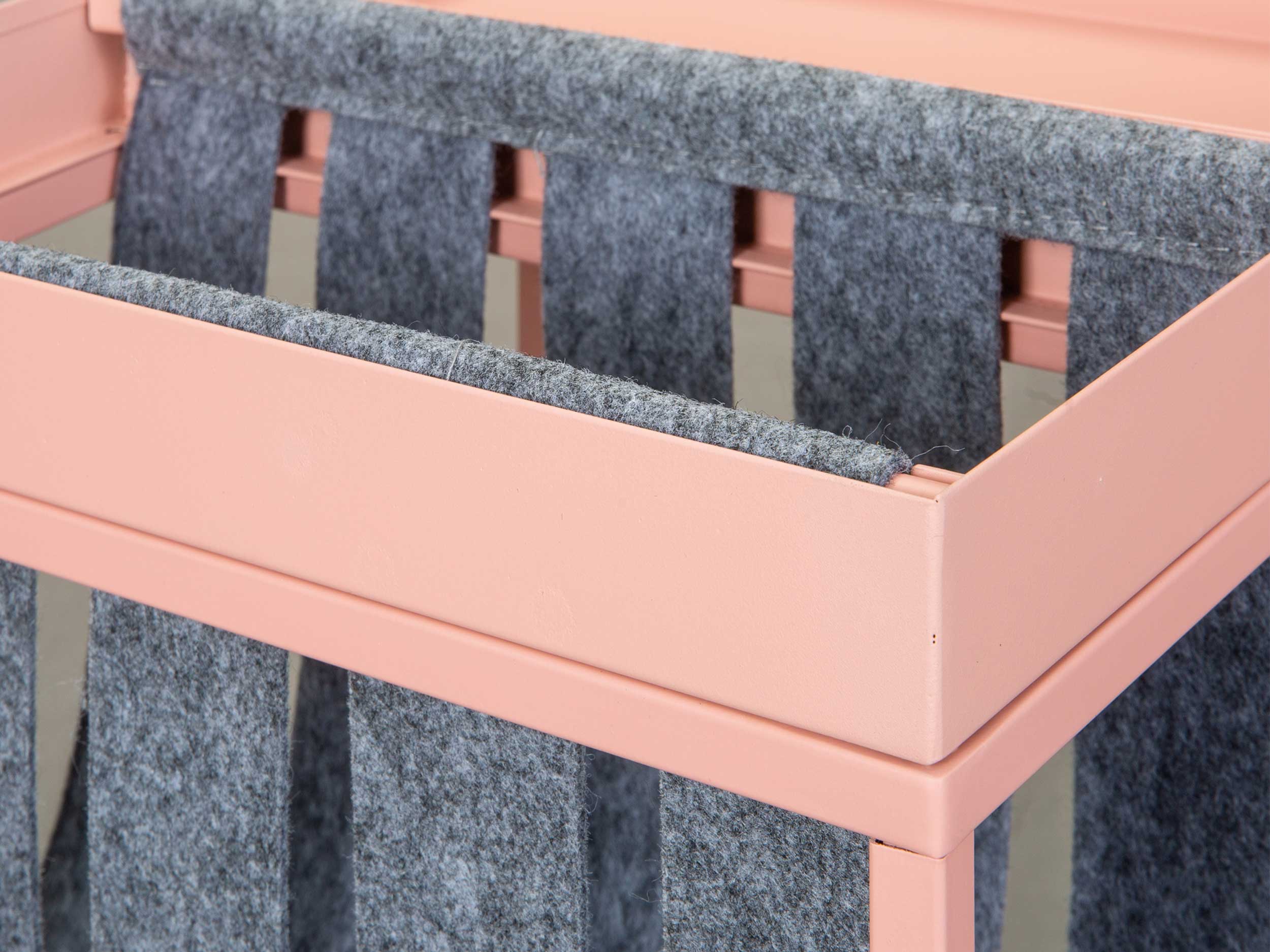 Table d'appoint Nubis 35x35 - rose/gris - Image 3