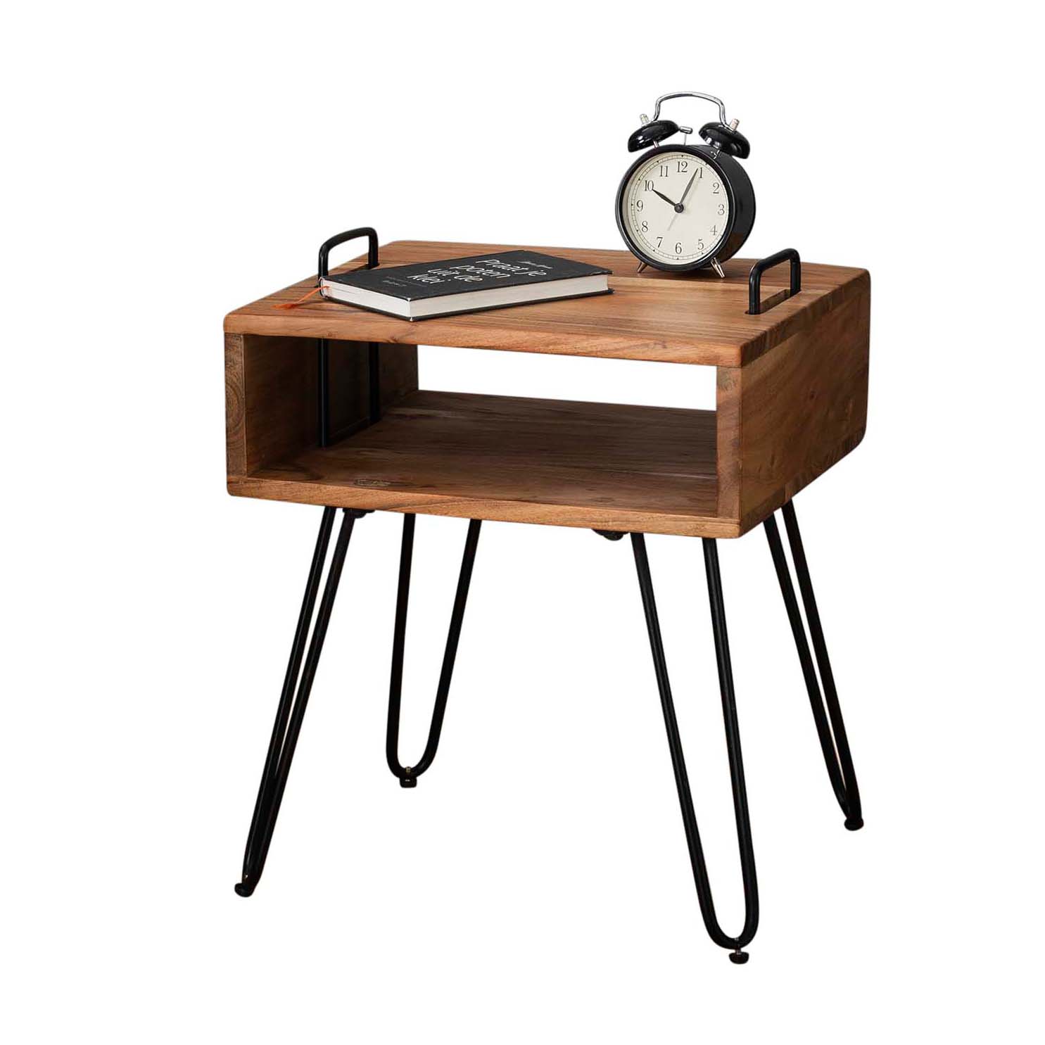 Table d'appoint Quadro bois d'acacia - Image 3