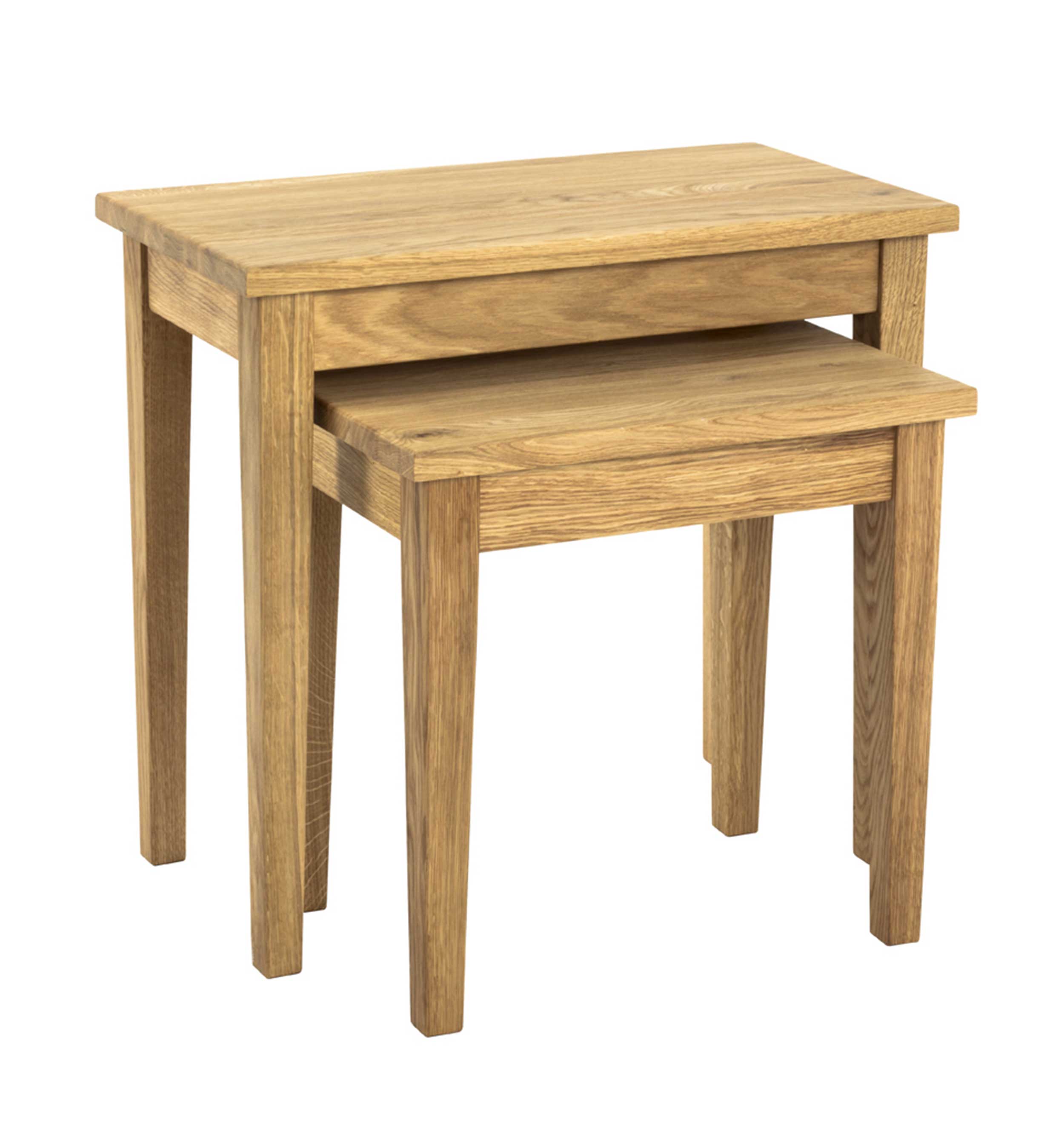 Table d'appoint Samuel grande 56x30cm - chêne massif - Image 3