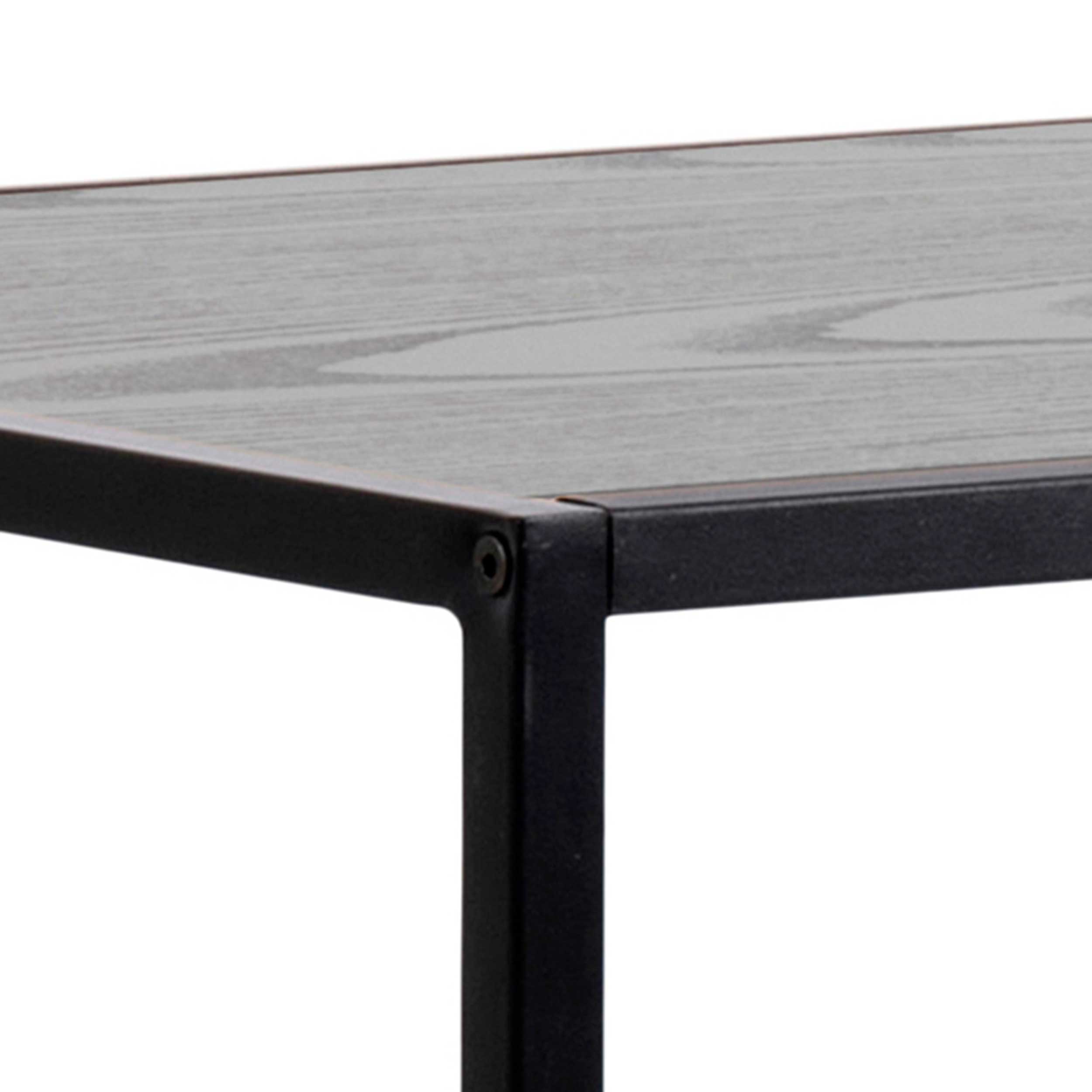 Table de bar Dover 120x60cm - zwart - Image 4