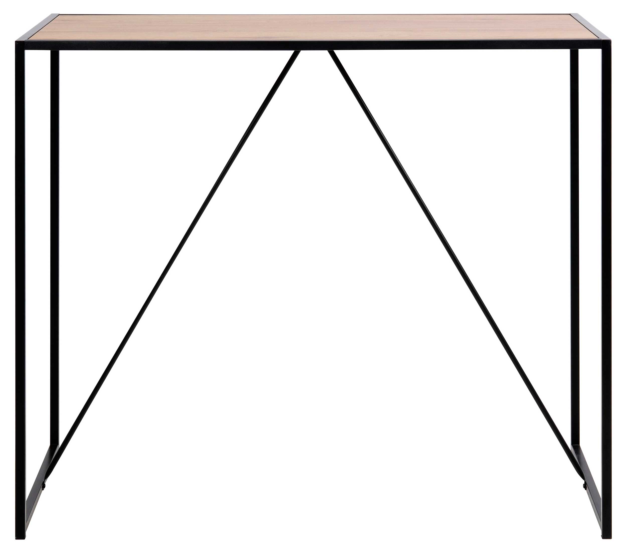 Table de bar Seaford - chêne sauvage/noir - Image 5