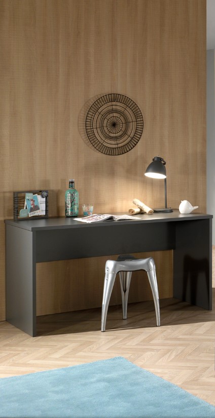 Table de bureau London 140cm - anthracite - Image 8