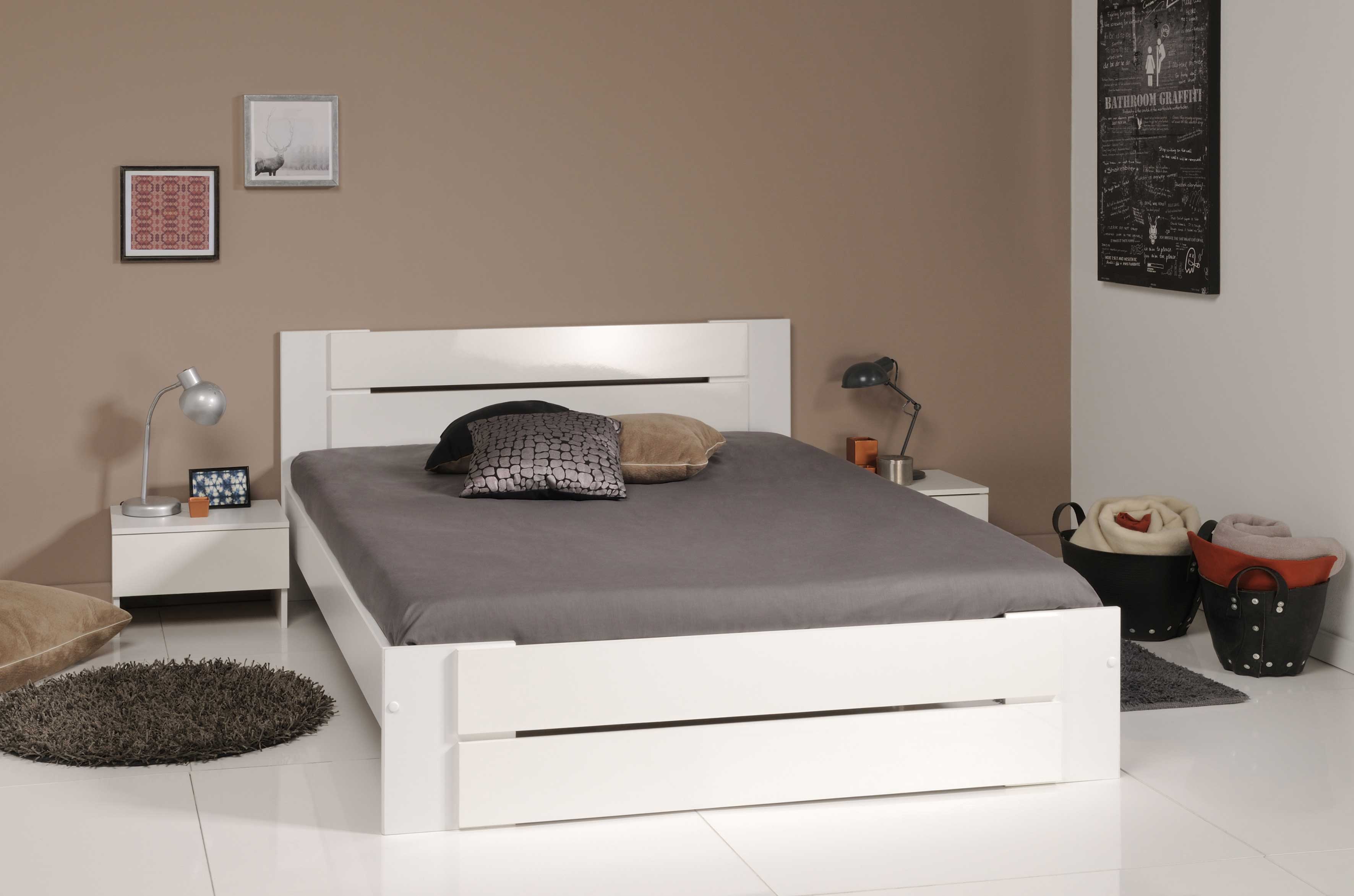 Table de chevet Barbara 1 tiroir - blanc - Image 7