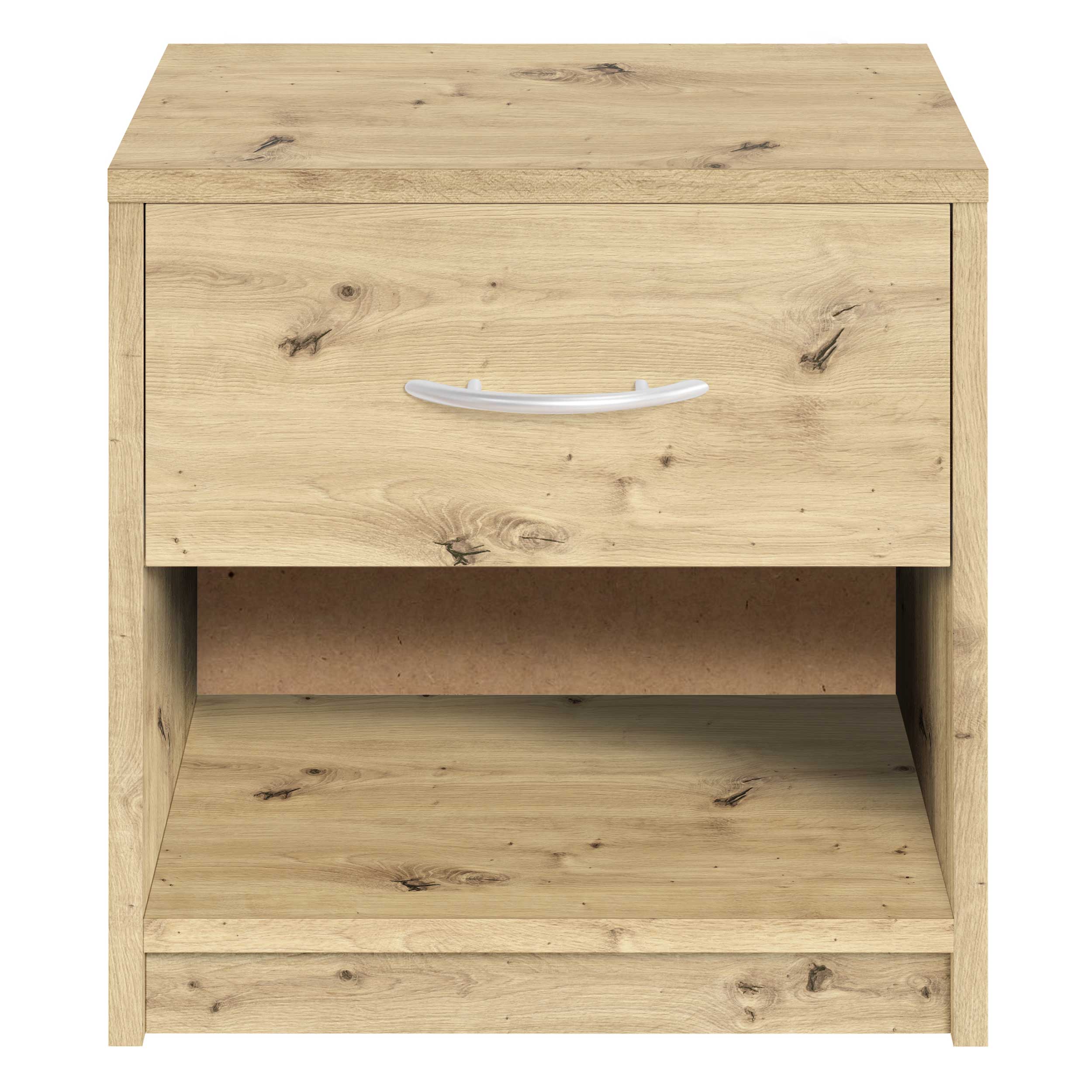 Table de chevet Beppu avec 1 tiroir - vieux chêne - Image 4