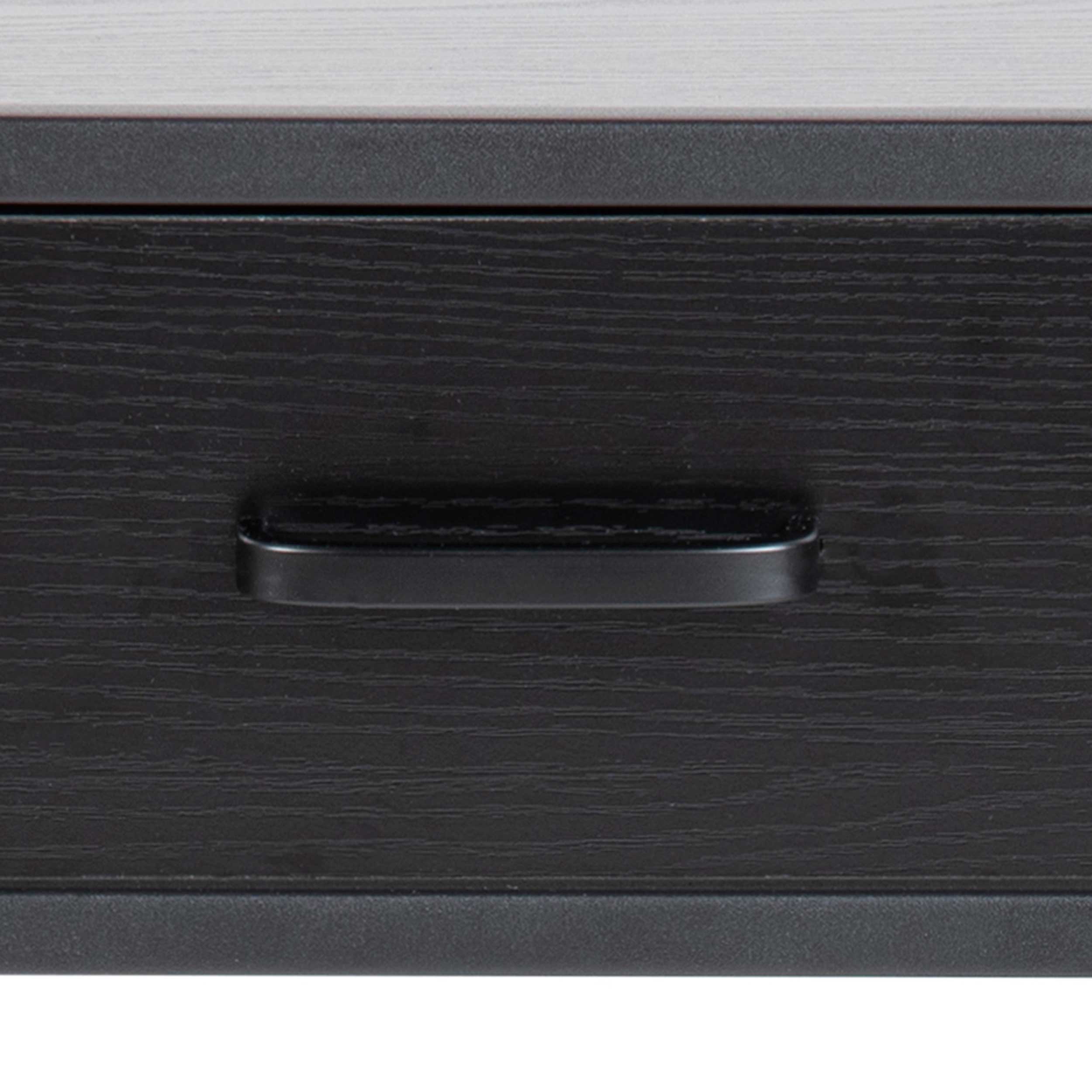 Table de chevet Dover 1 tiroir - noir - Image 2