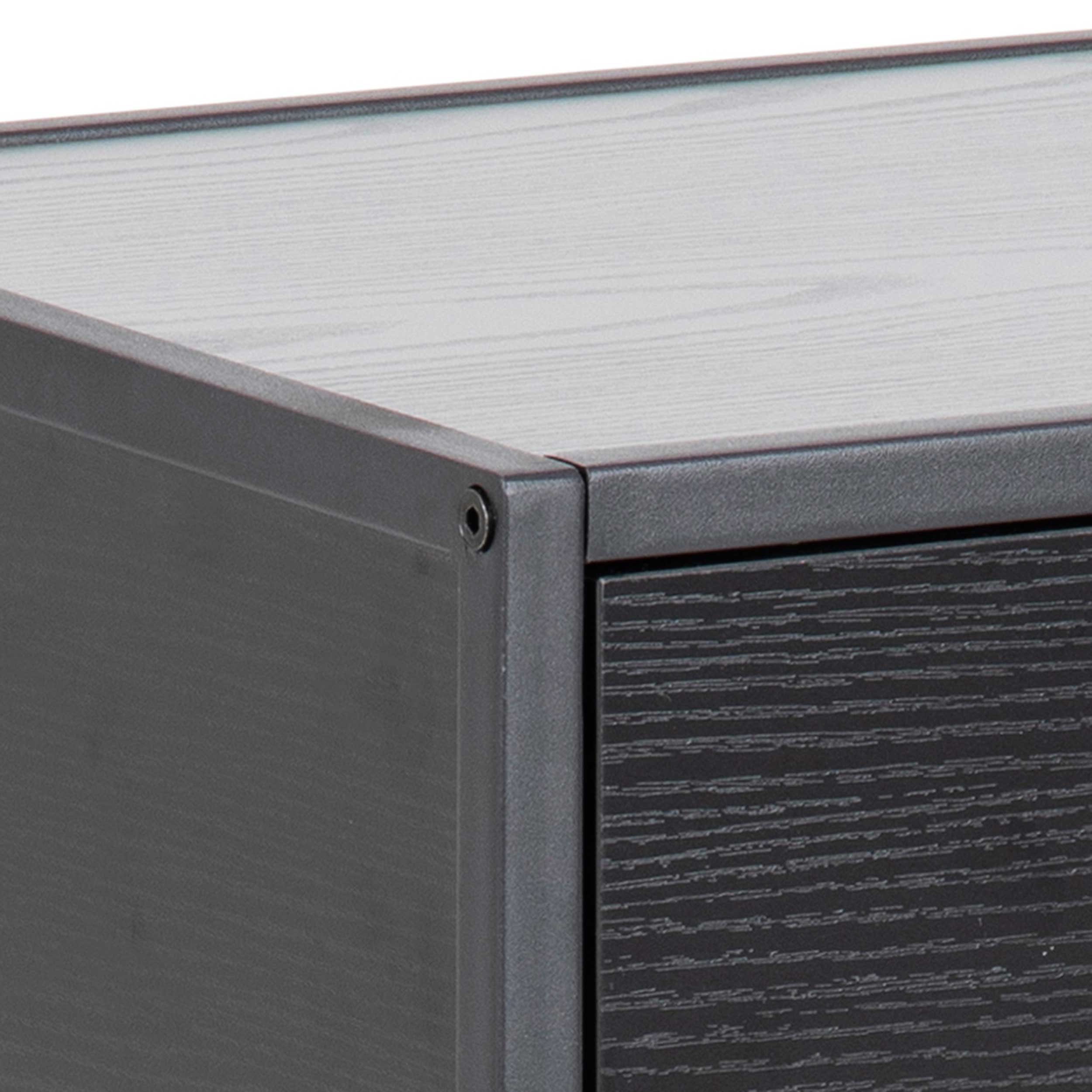 Table de chevet Dover 1 tiroir - noir - Image 6