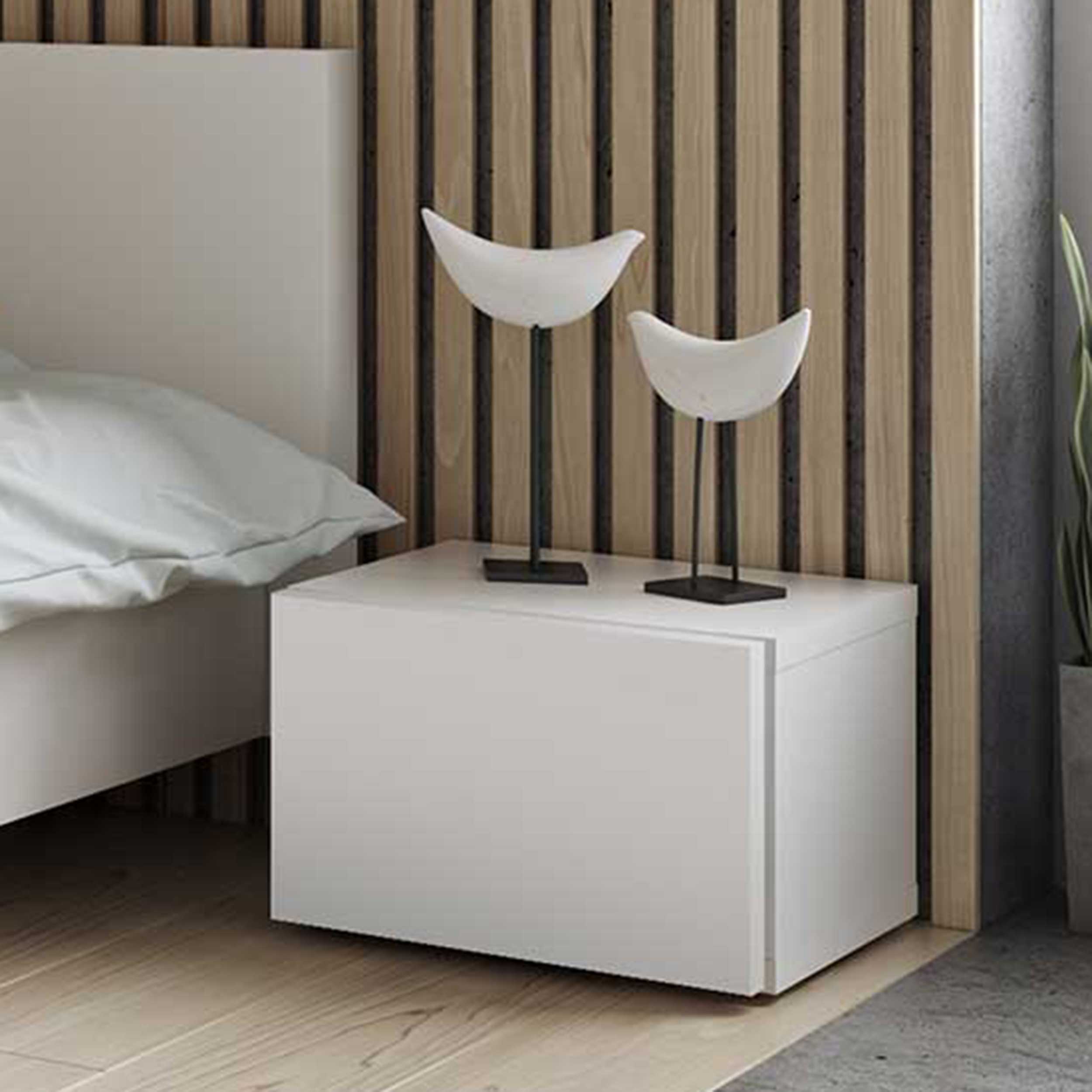 Table de chevet Float - blanc