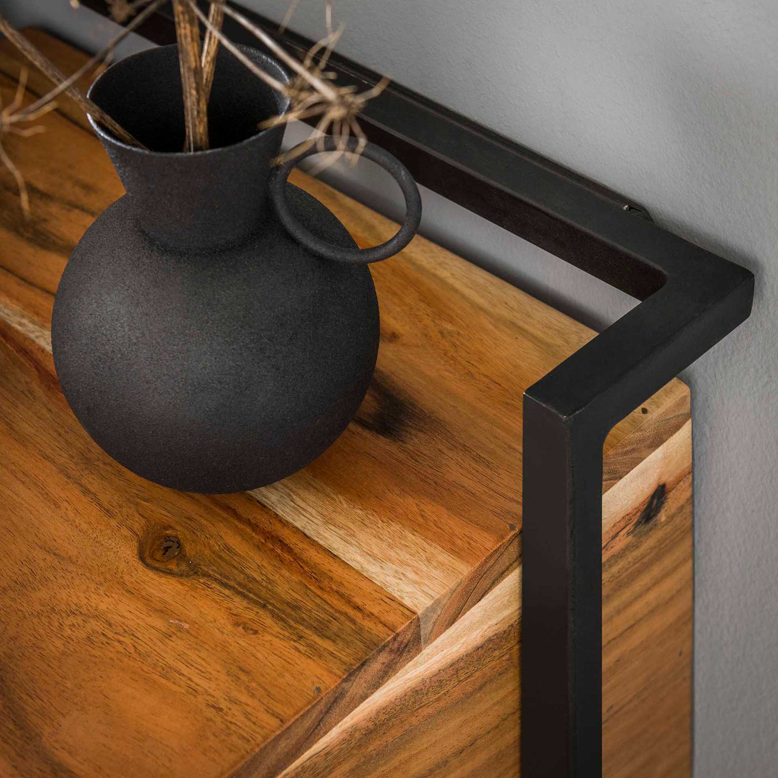 Table de chevet Irso 1 tiroir - bois d'acacia - Image 2