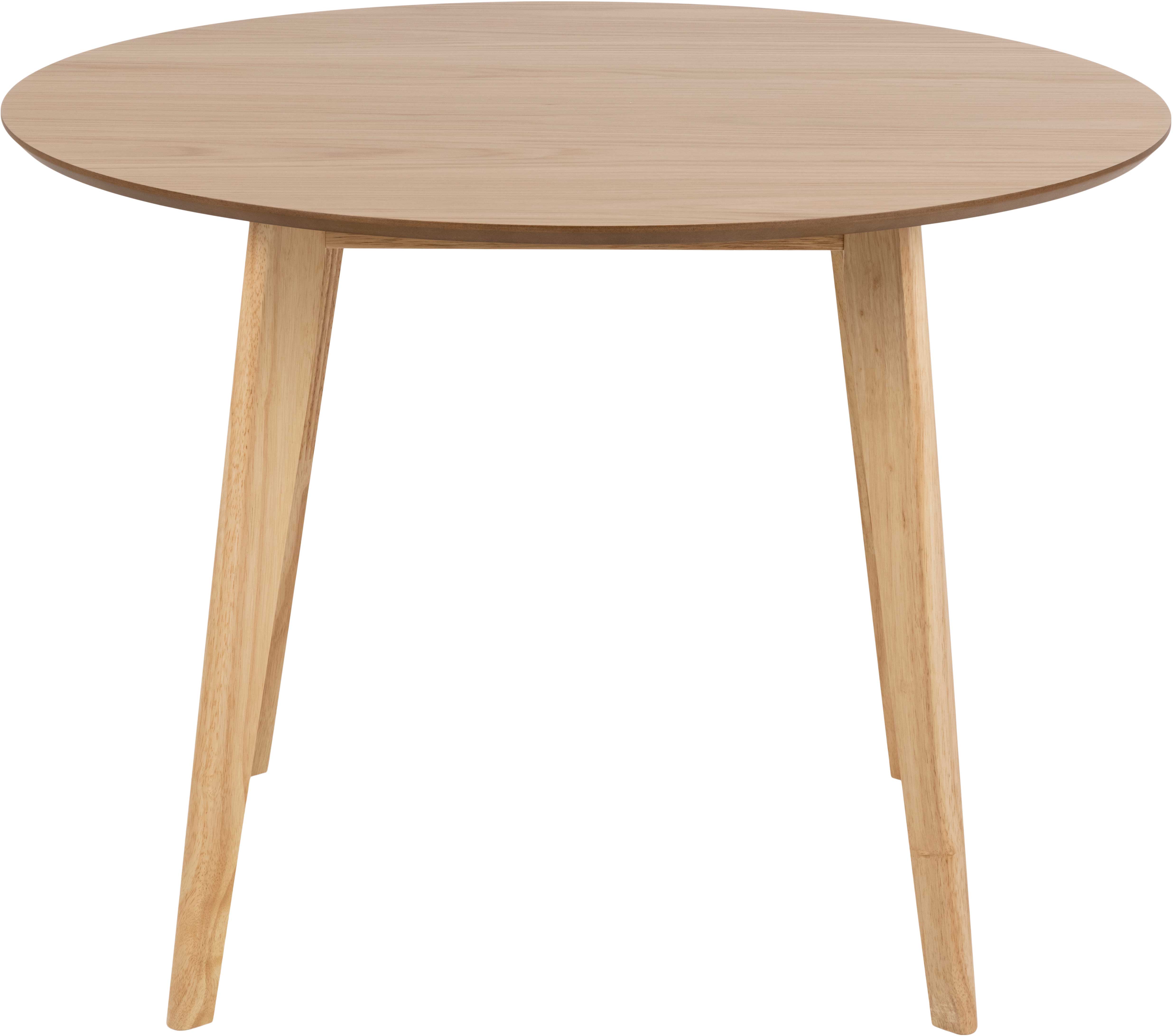 Table de salle à manger Roxby Ø105 cm - chêne - Image 8