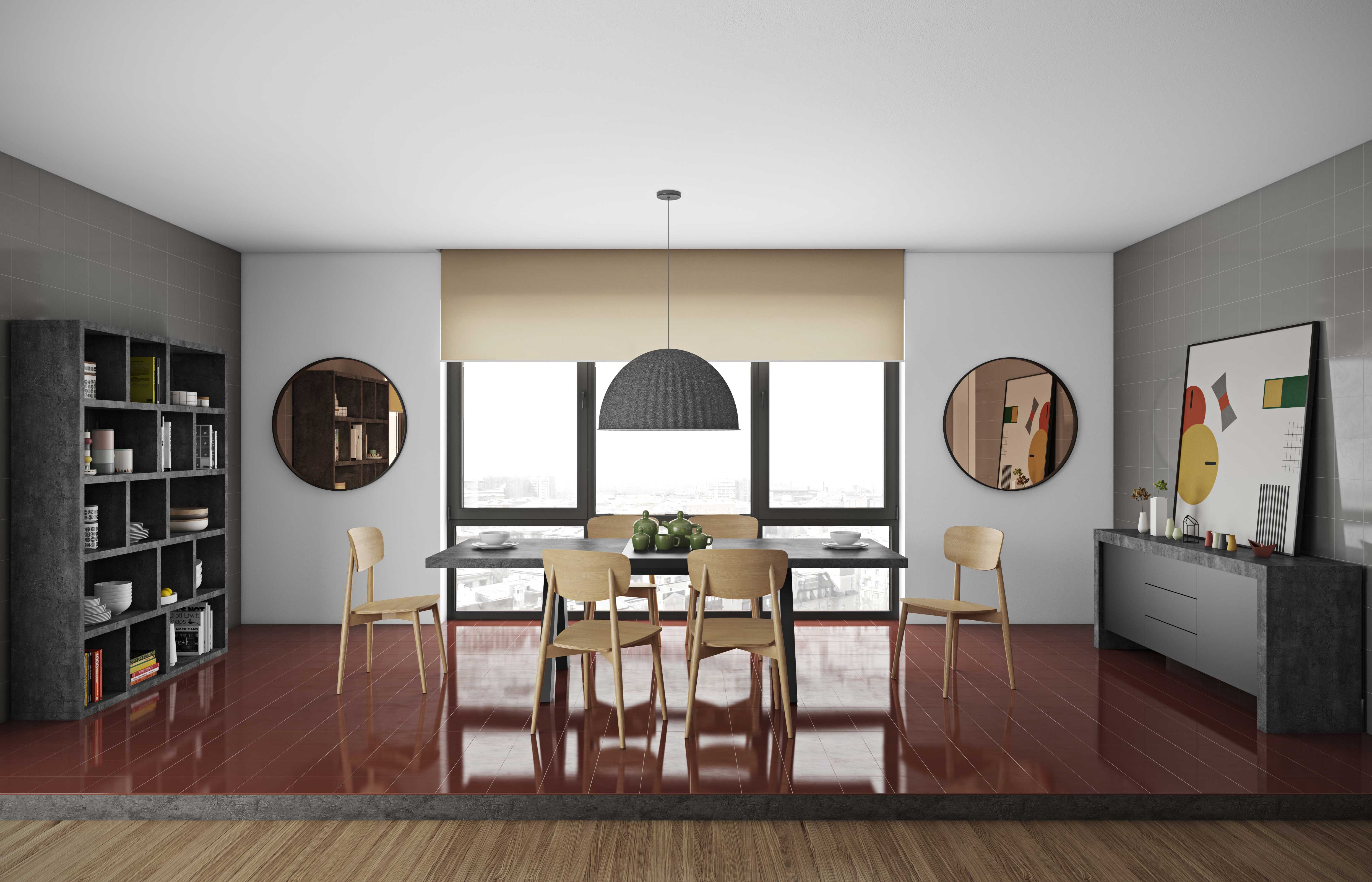 Table extensible Alex - 6 à 8 personnes - aspect béton - Image 8