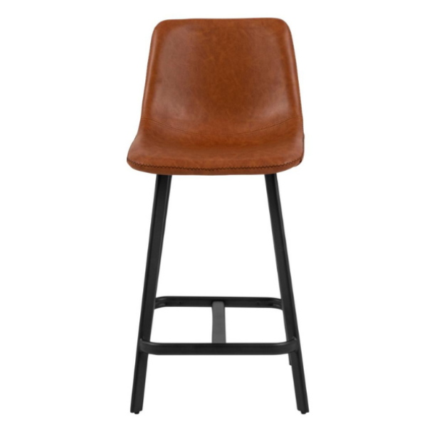 Tabouret de bar Origi - brun/noir - Image 1