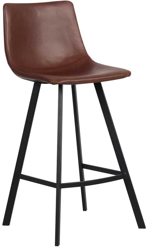 Tabouret de bar Ozan 68cm - brun - Image 9