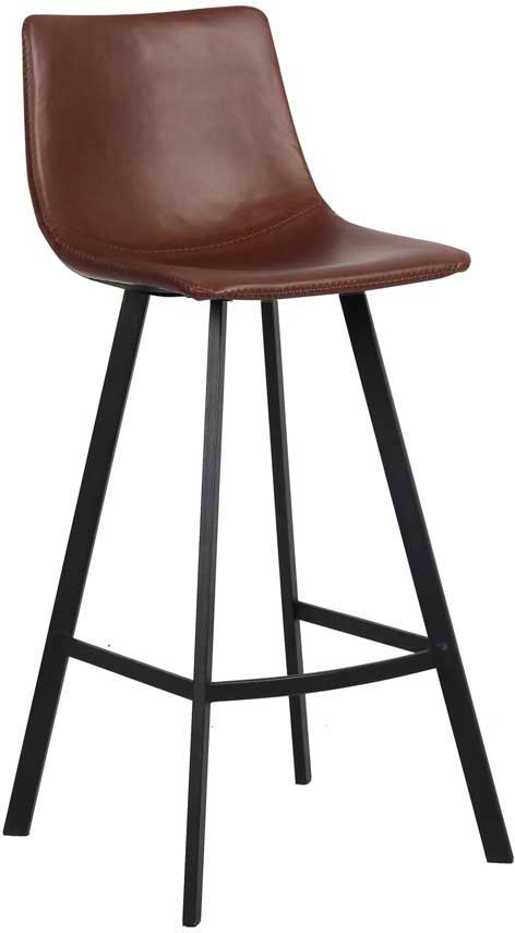 Tabouret de bar Ozan 78cm - brun - Image 8
