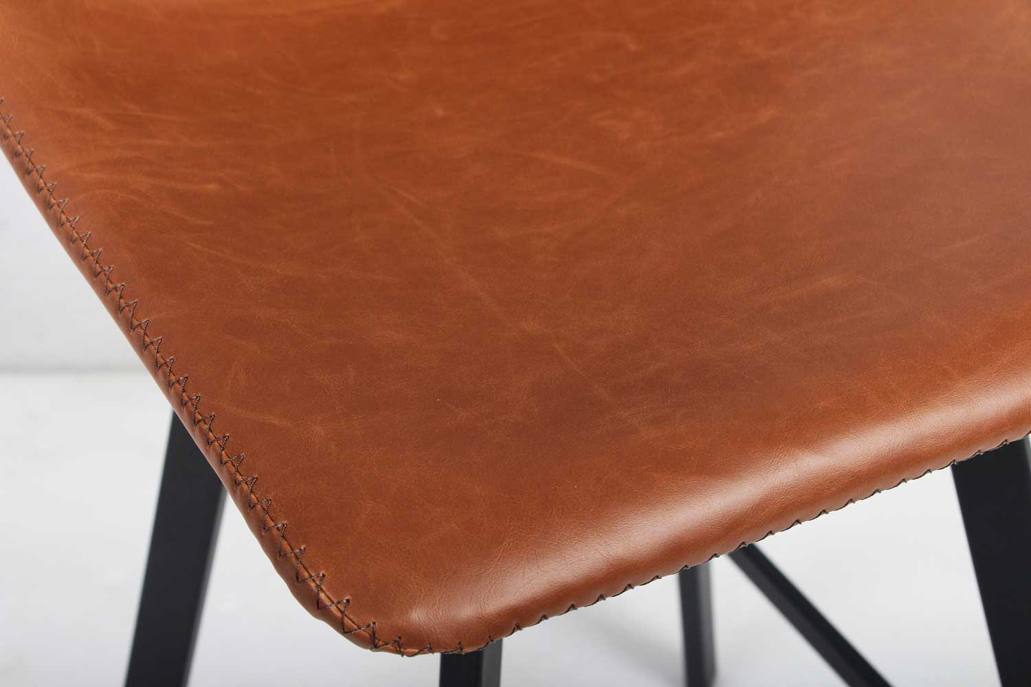 Tabouret de bar Ozan 78cm - cognac - Image 2