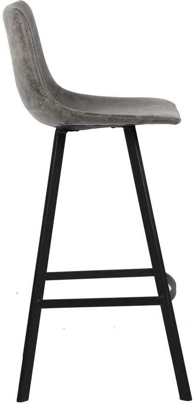 Tabouret de bar Ozan 78cm - gris - Image 3