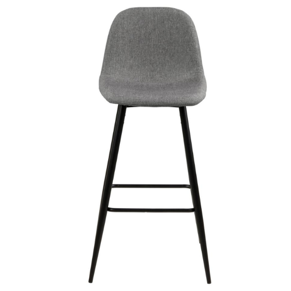 Tabouret de bar Wilhelm - gris clair/noir - Image 4