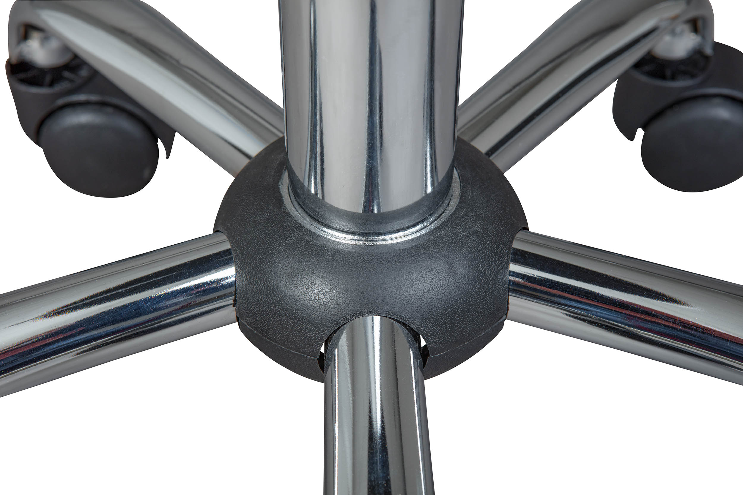 tabouret de bureau sur roulettes Asra - noir - Image 2