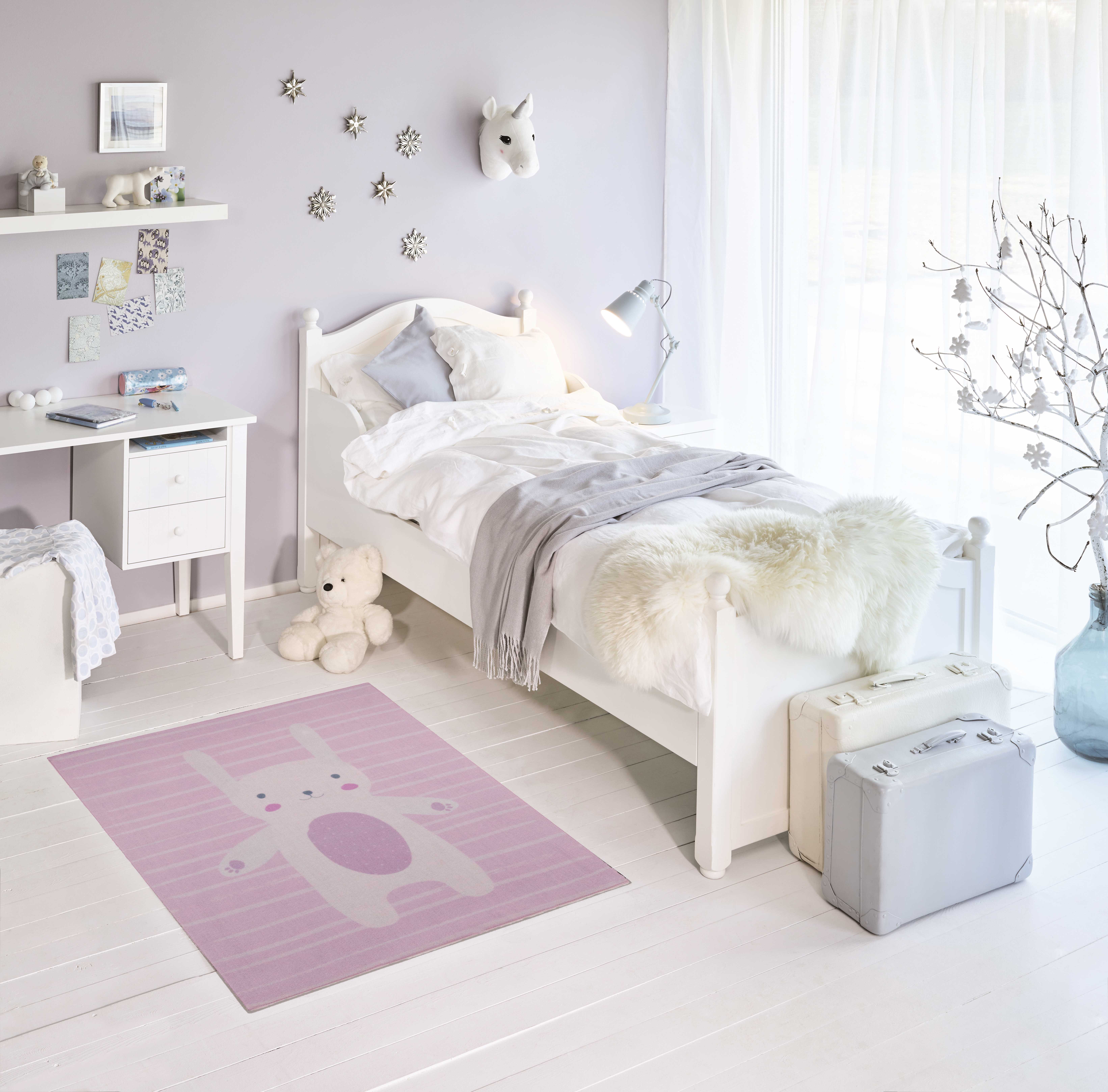 Tapis enfant Bunny - rose - Image 6