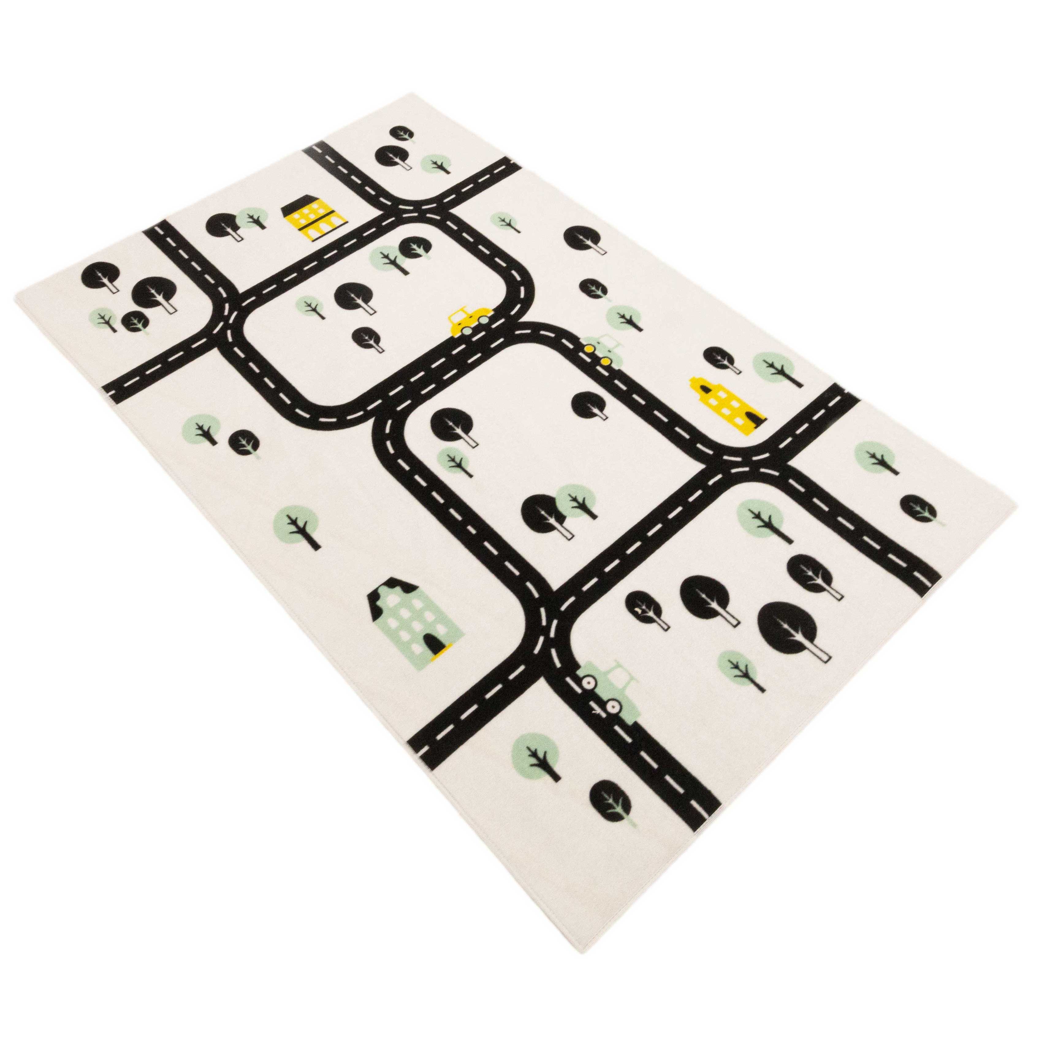Tapis enfant Ring Road - blanc - Image 3