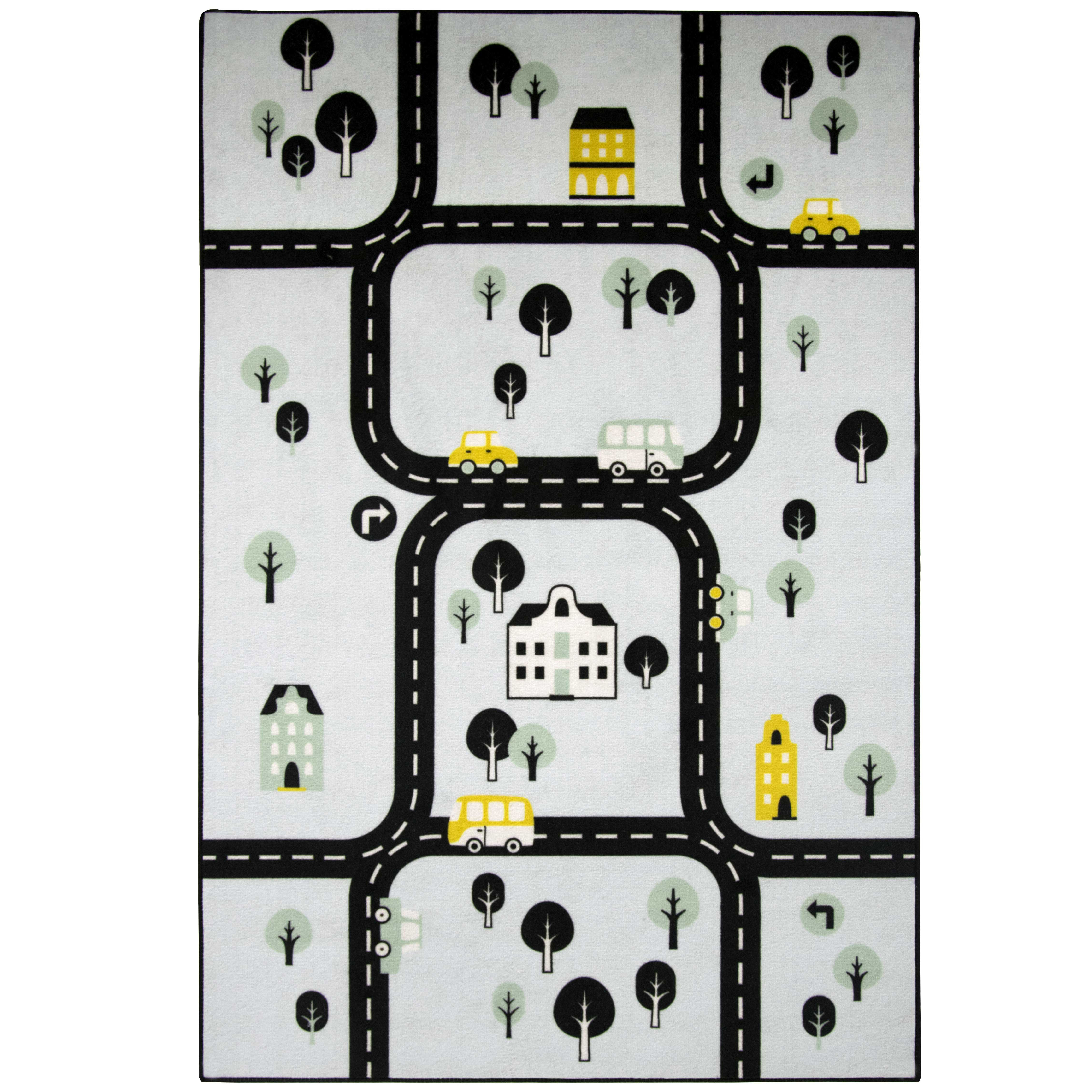 Tapis enfant Ring Road - bleu