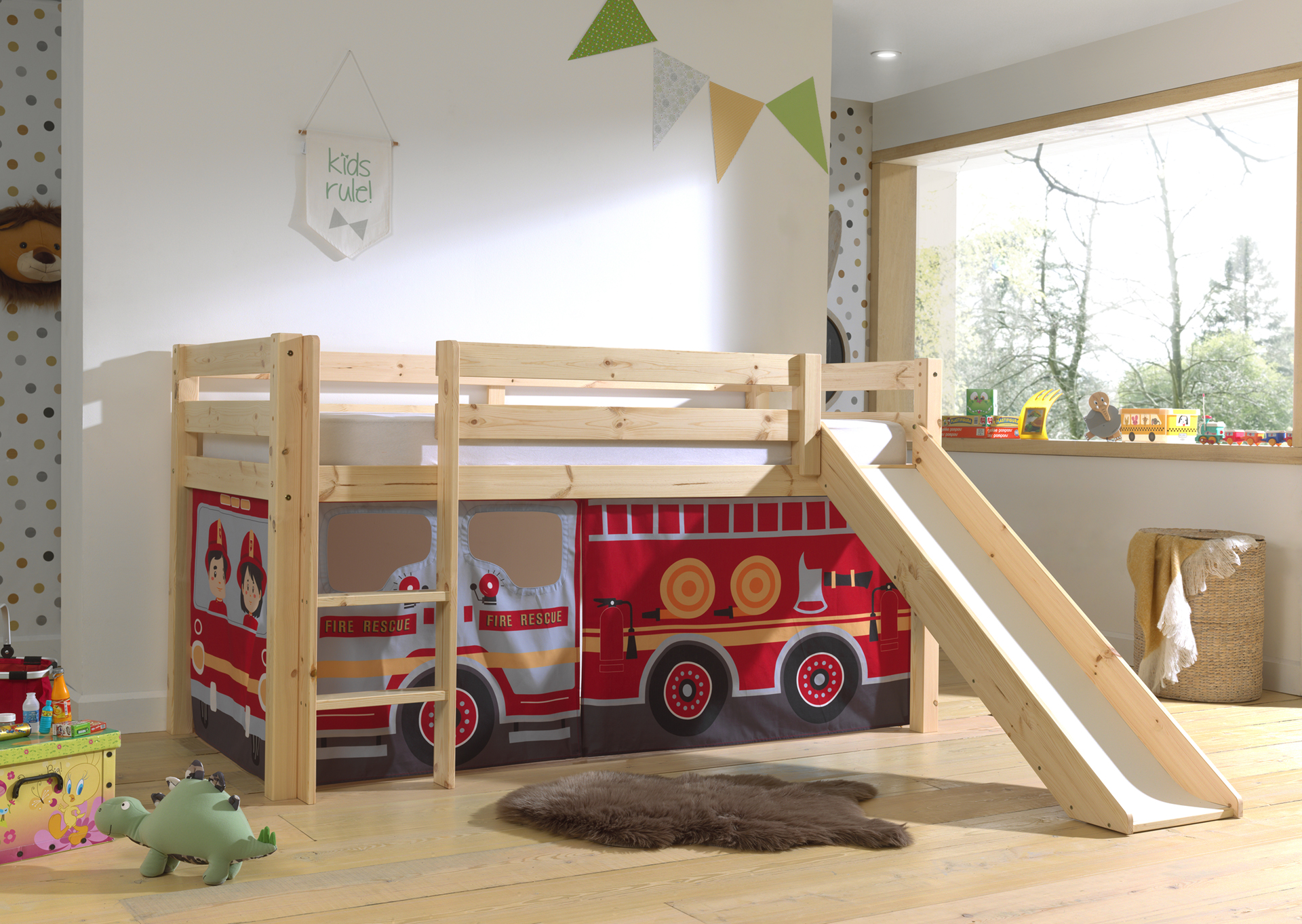 Tente de lit Fire Truck - Image 2