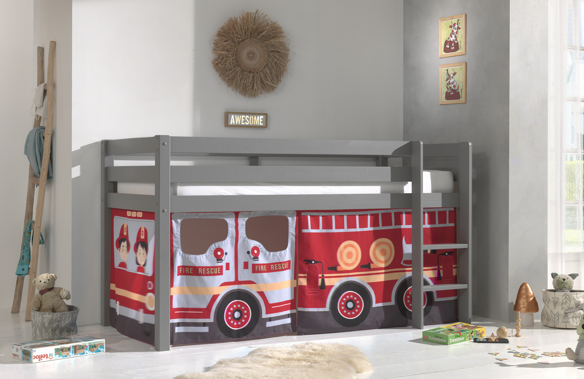 Tente de lit Fire Truck - Image 3