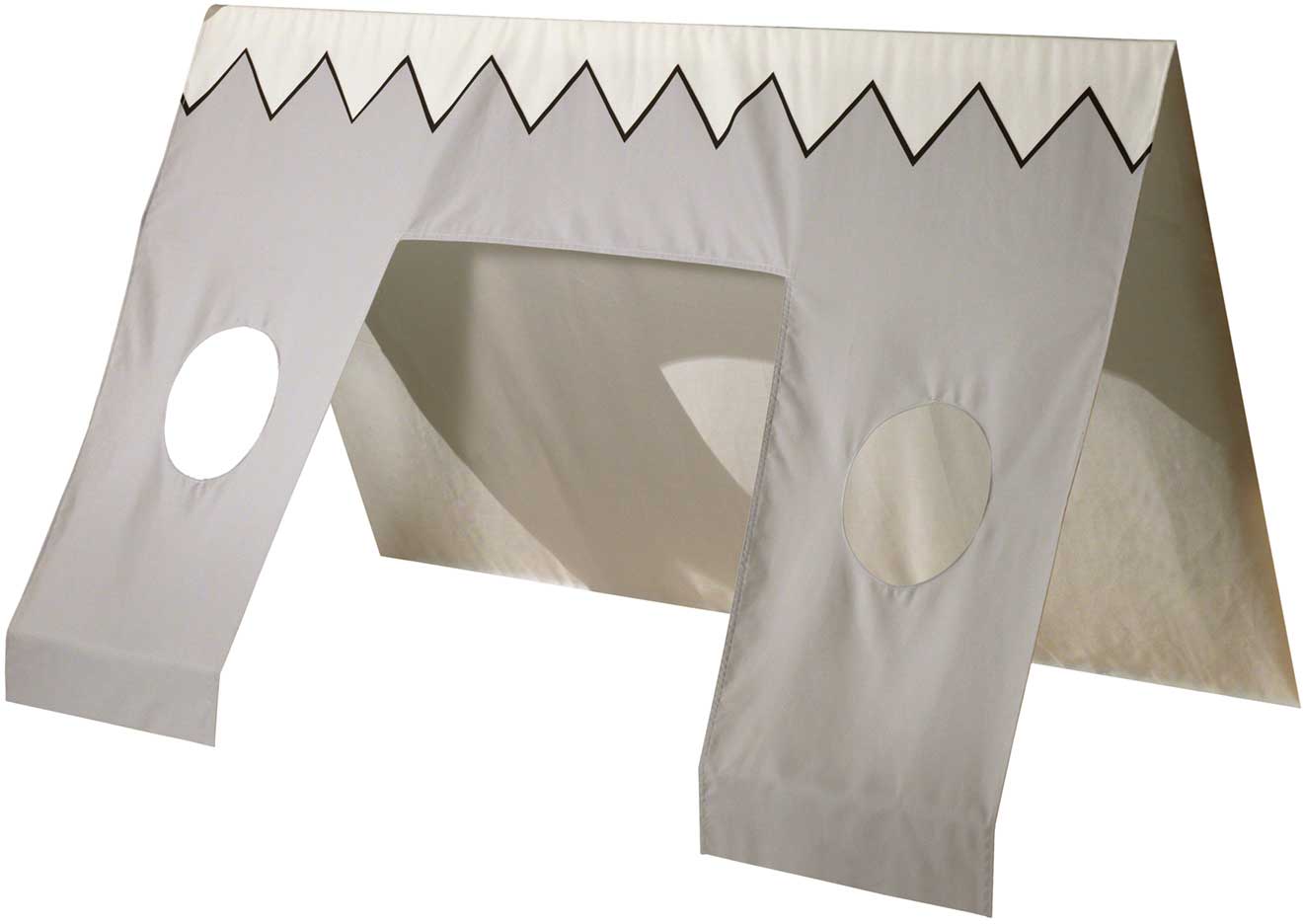 Tente de lit Tipi polyester - gris - Image 7