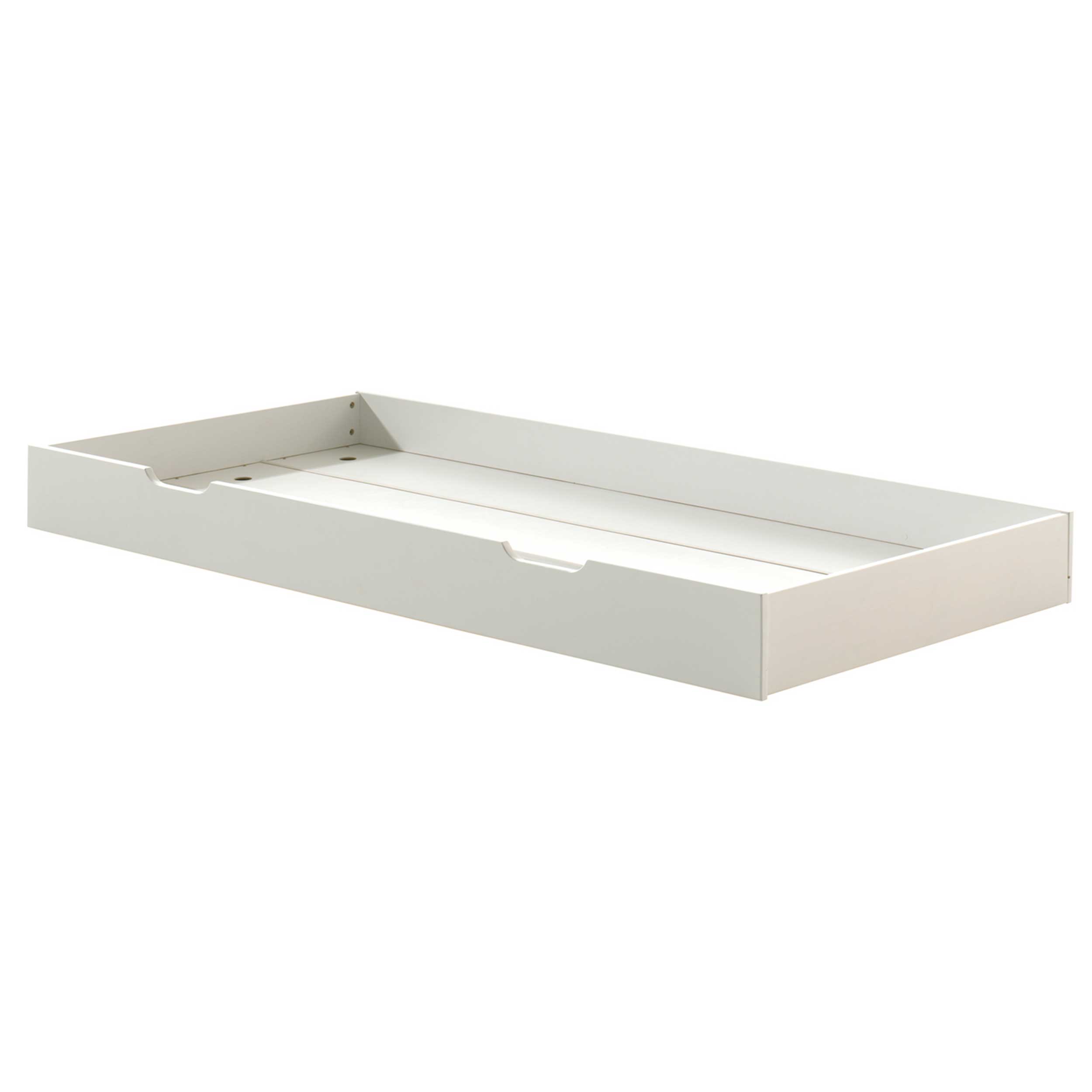 Tiroir de lit Friedrich 90x200 bois pin - blanc - Image 4