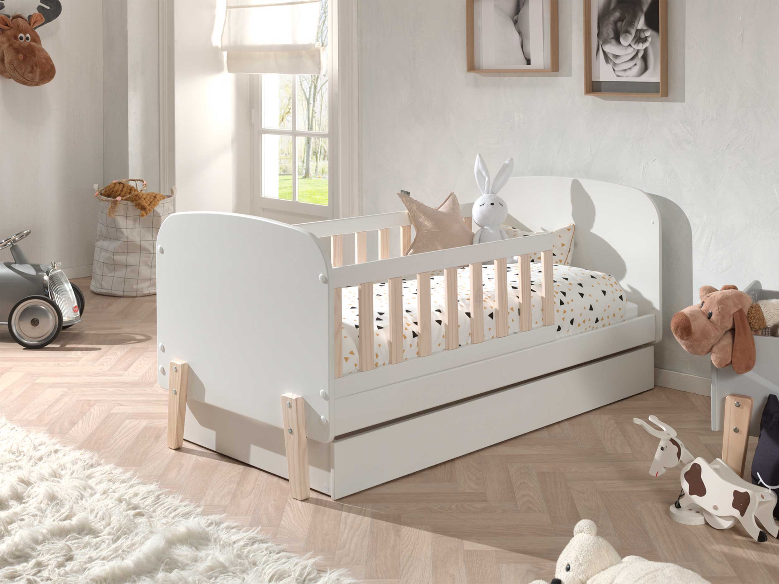 Tiroir de lit Kiddy Toddler - blanc - Image 3
