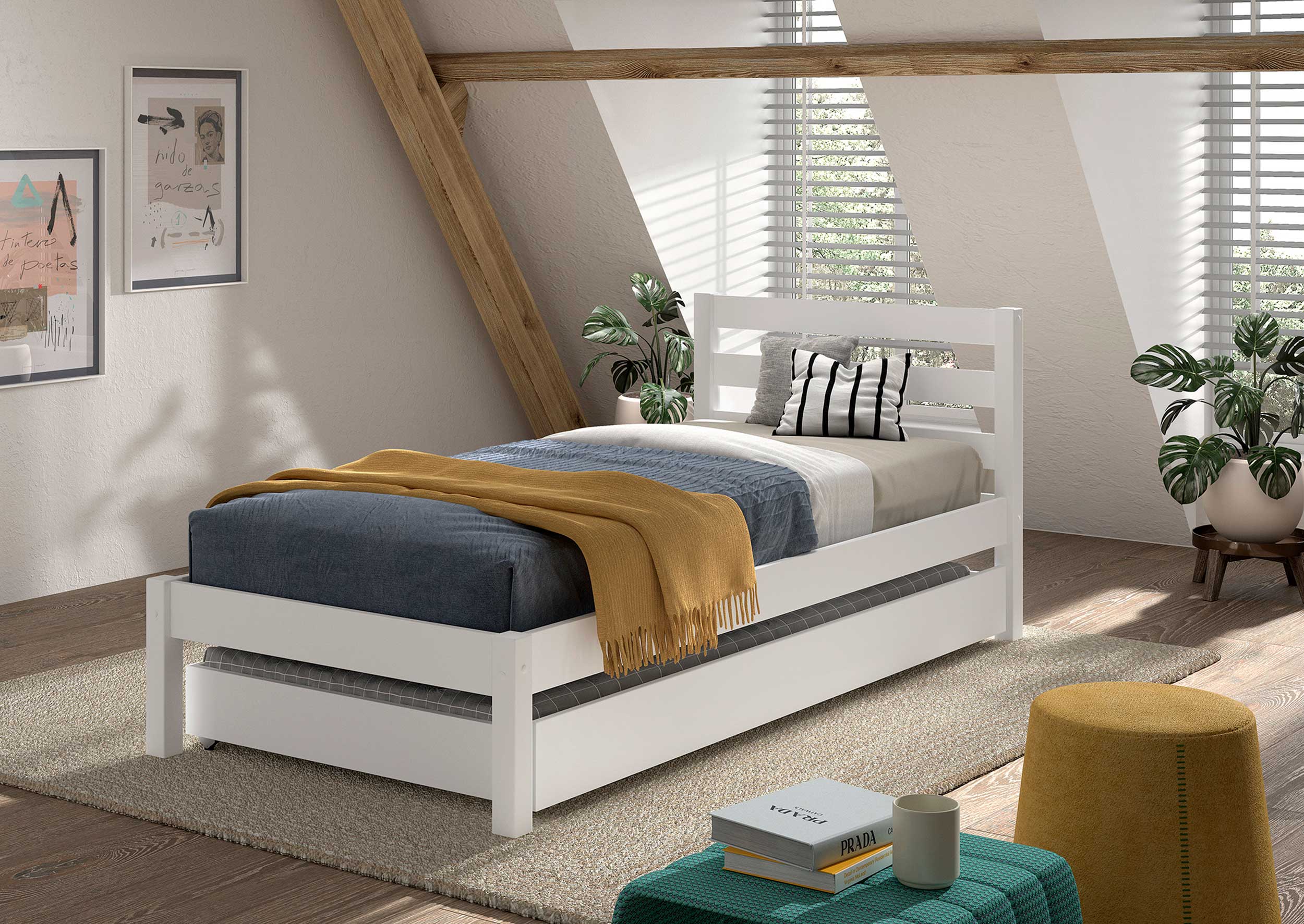 Tiroir-lit Claire - blanc - Image 3