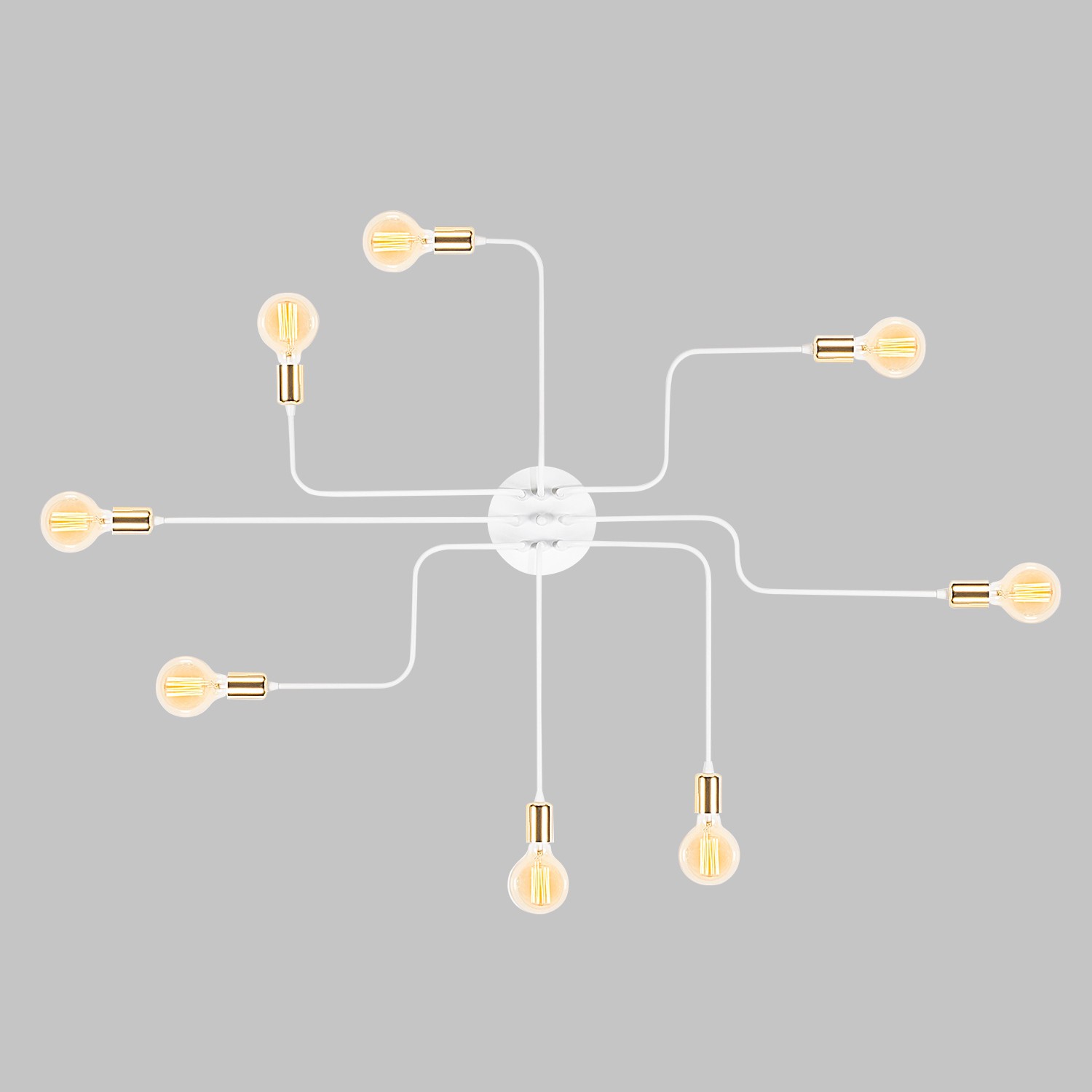Truva Lustre | CORPS EN FER | Blanc - Image 5