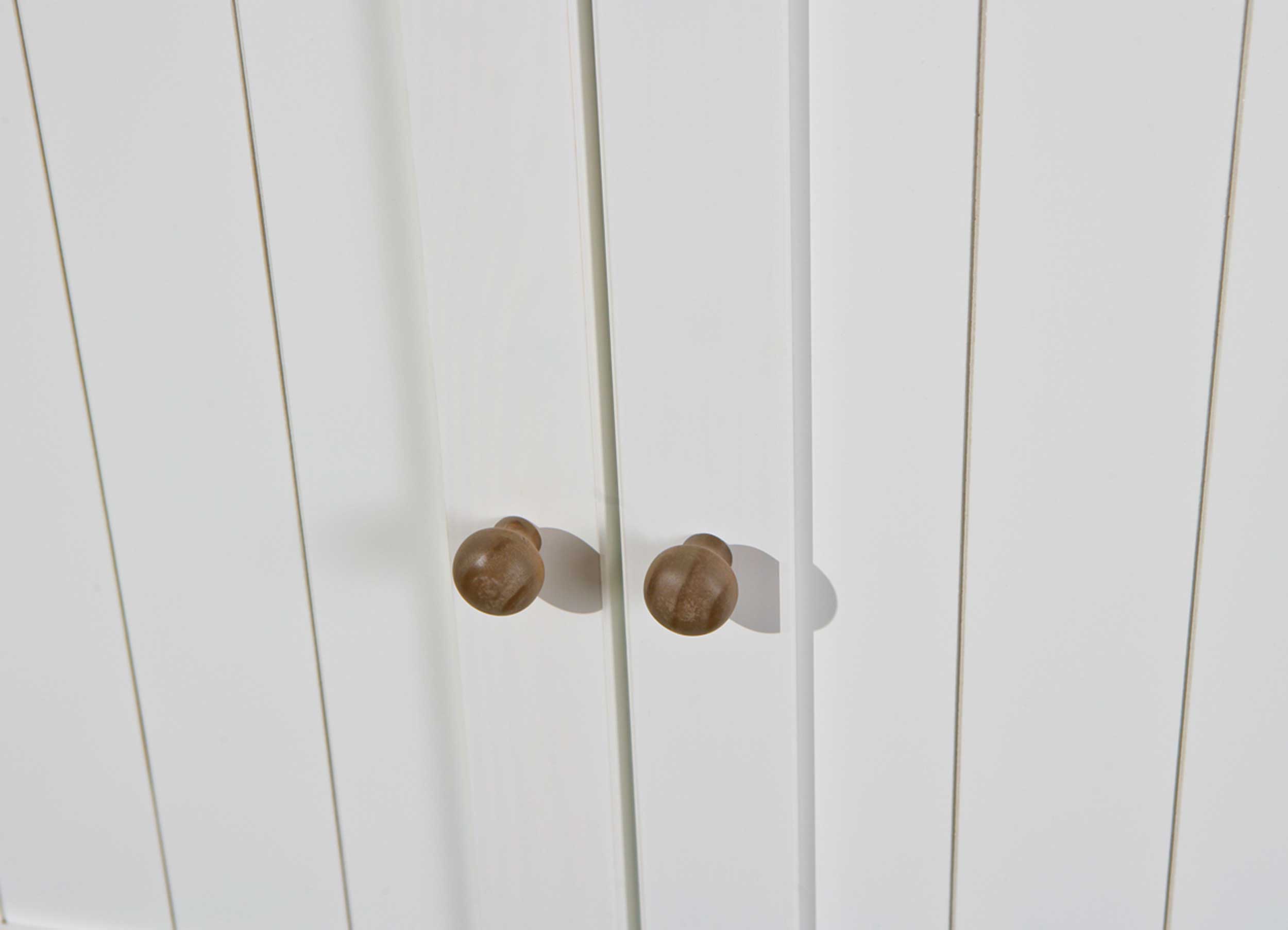 Vaisselier Westerland étroit campagne - blanc/brun - Image 2