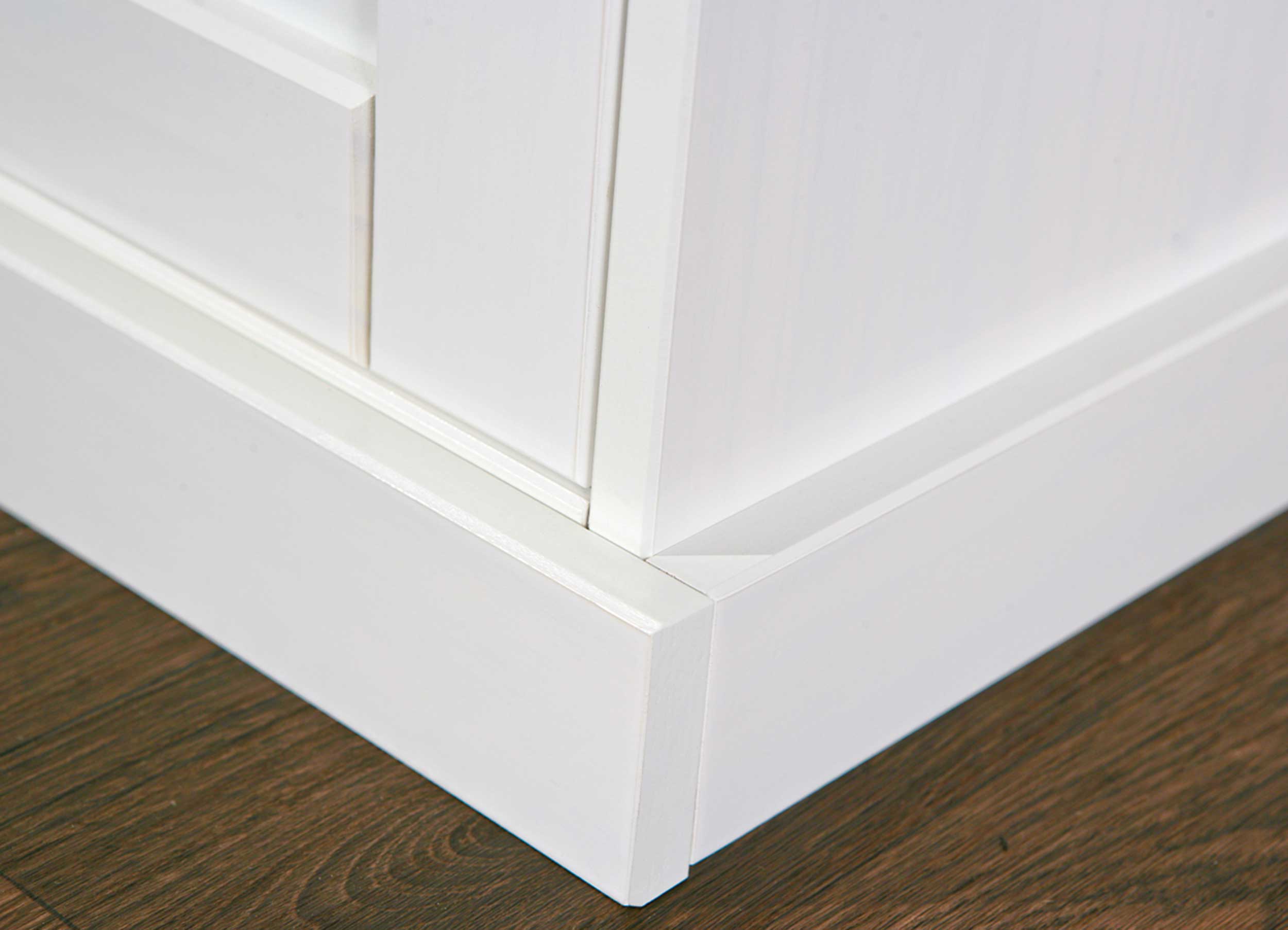 Vaisselier Westerland étroit campagne - blanc/brun - Image 6