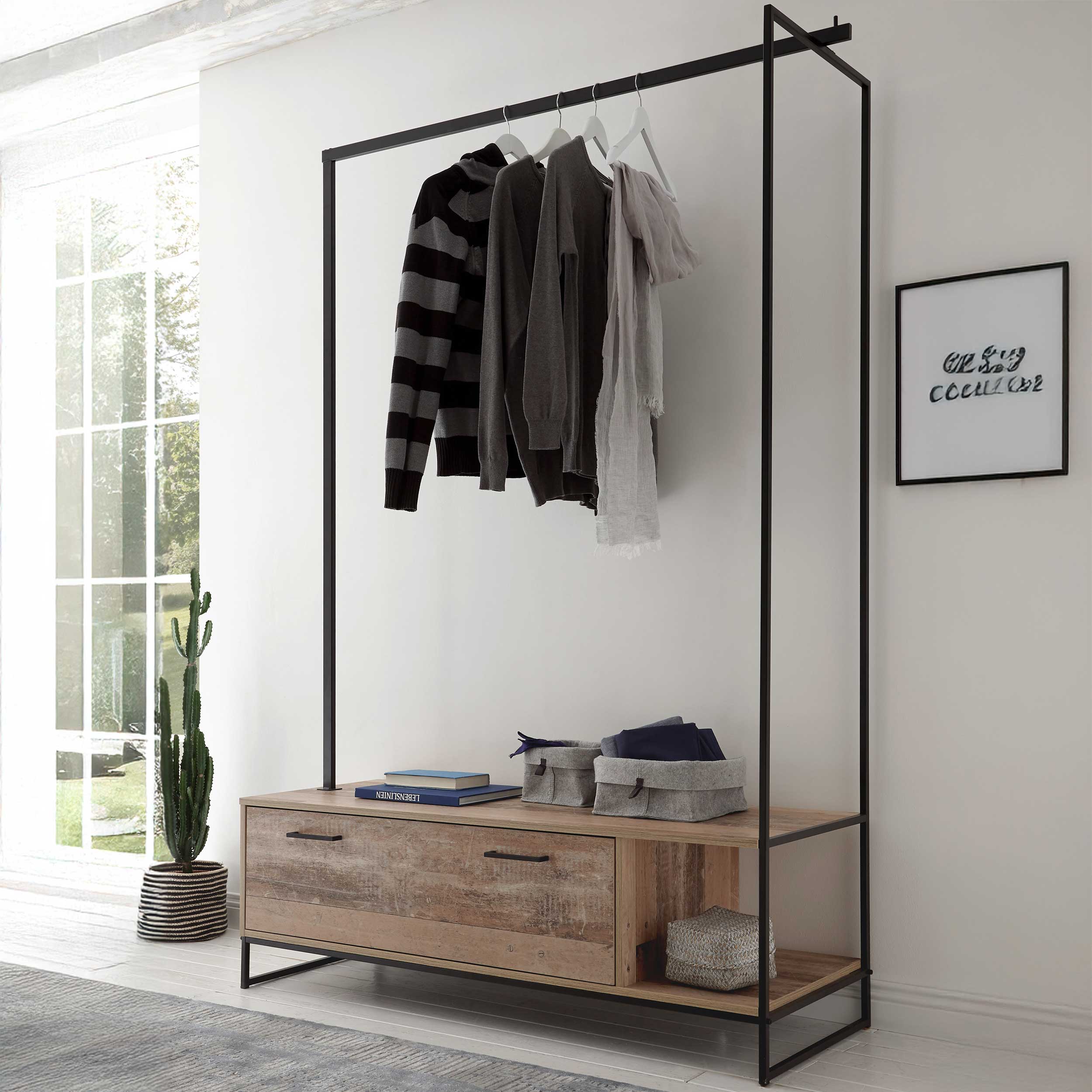 Vestiaire Kemar 137cm - vieux style