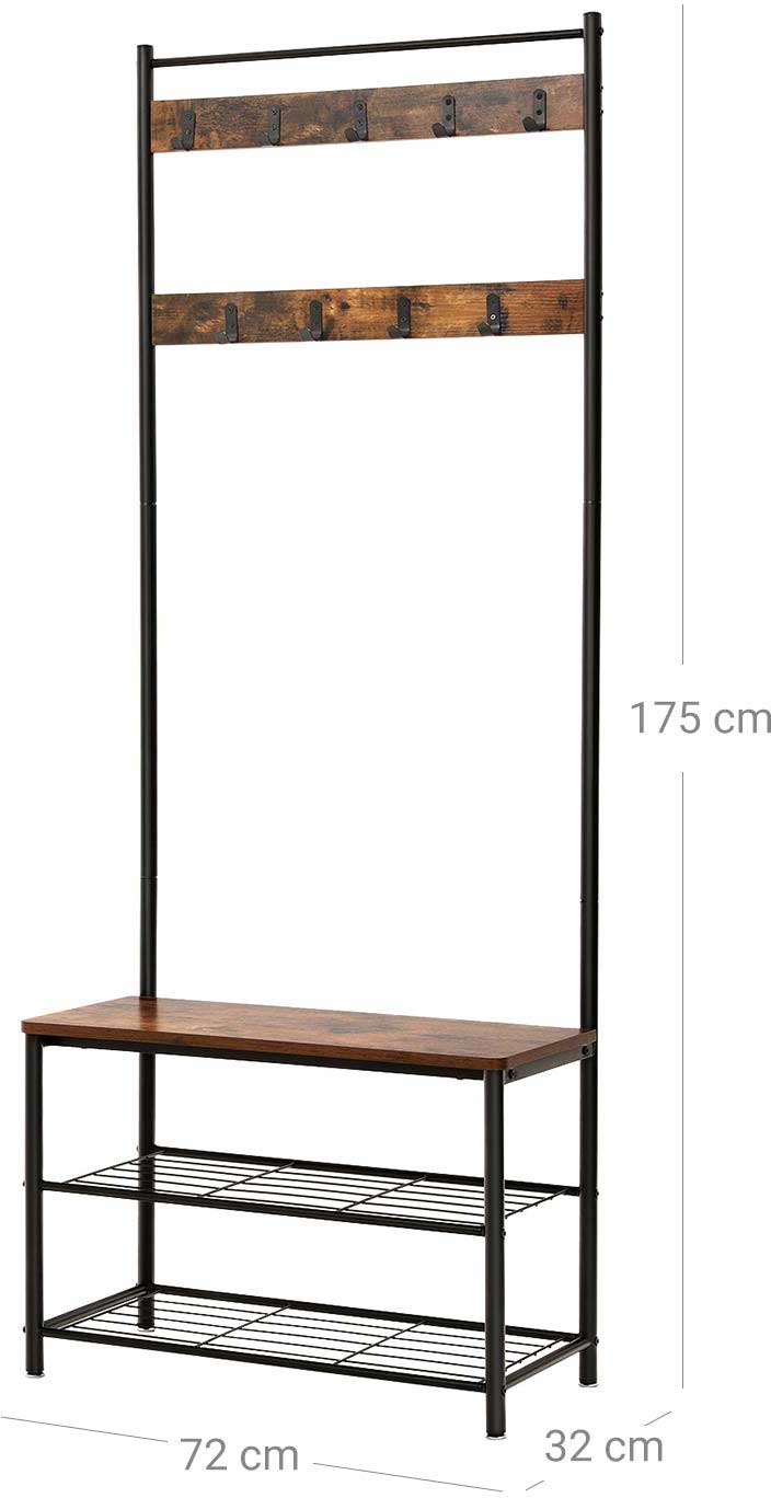 Vestiaire Taio industriel - brun/noir - Image 6