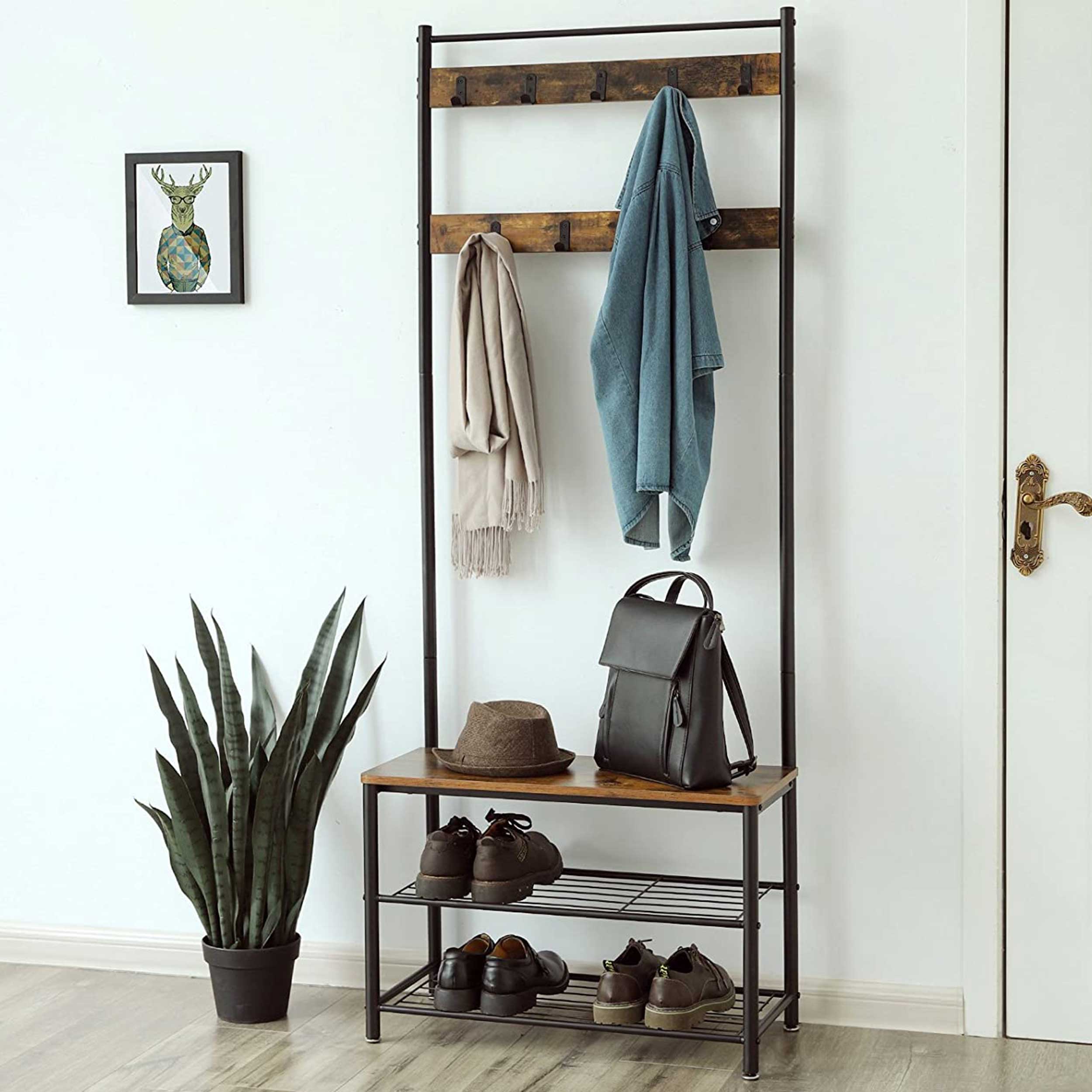 Vestiaire Taio industriel - brun/noir