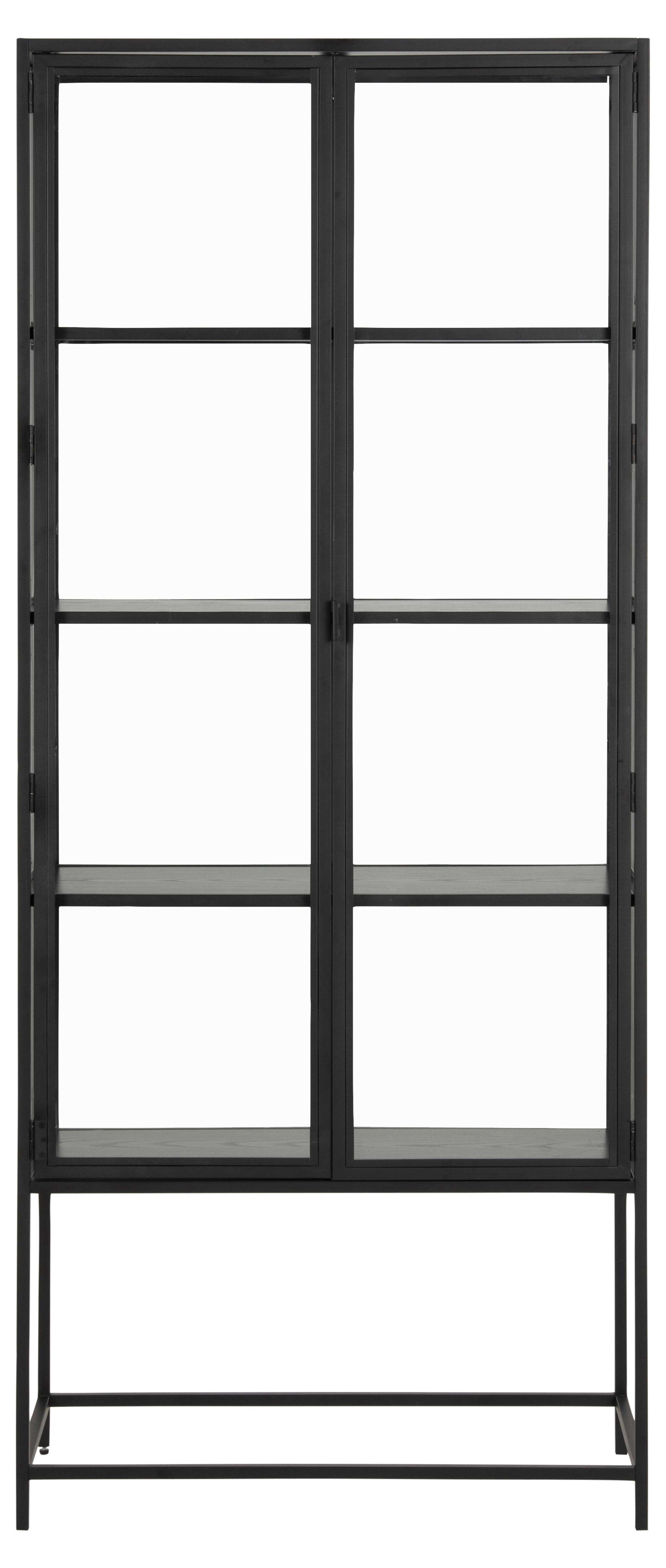 Vitrine Dover 77cm à 2 portes - noir - Image 8