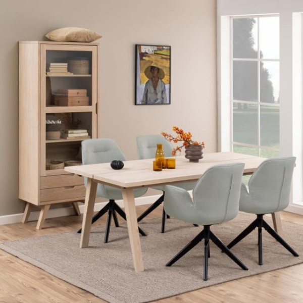 Vitrine Sieg 72x42x190 - chêne et placage chêne - Image 2