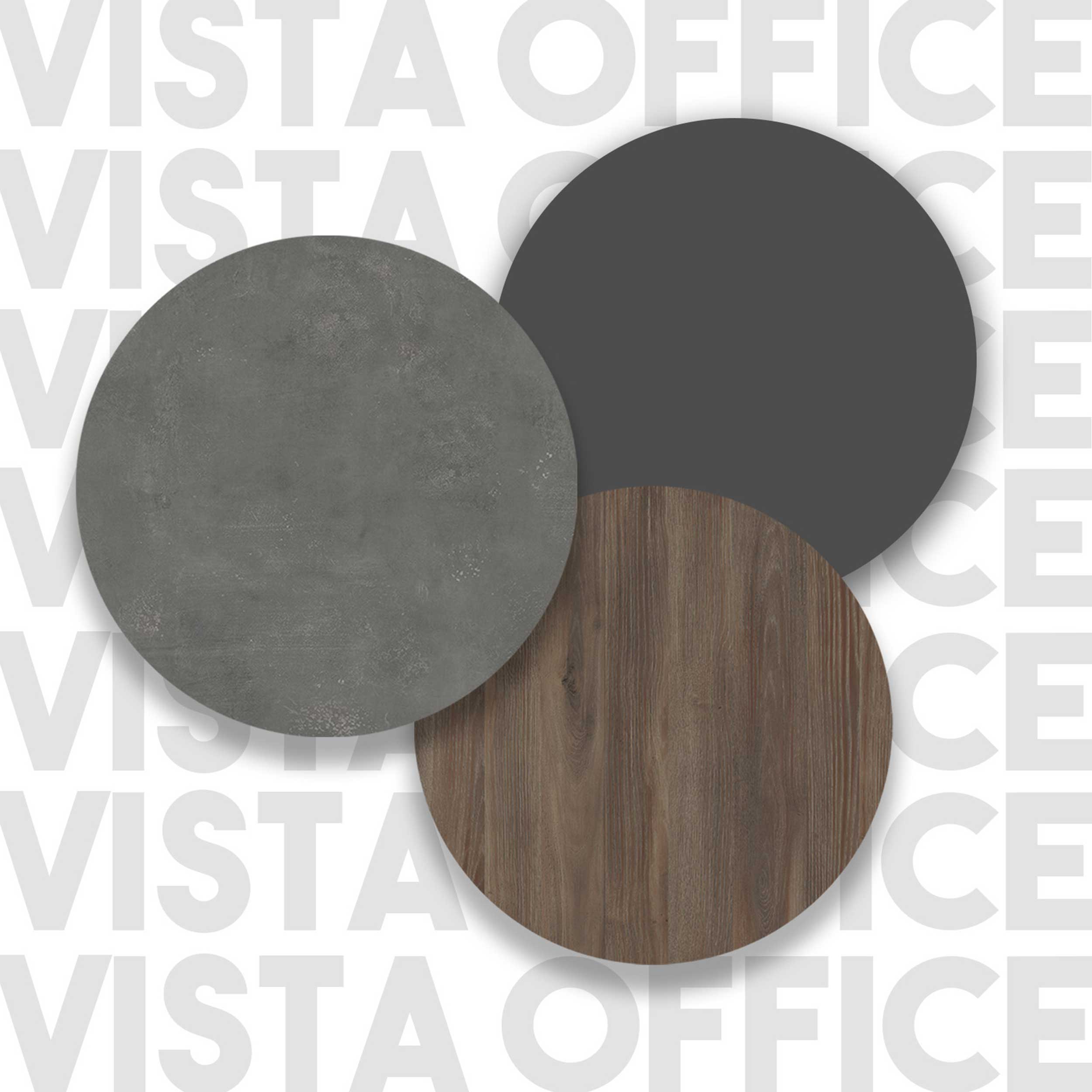 VS1 Bureau d'étude | 100 % MÉLAMINE | Marron, gris, anthracite - Image 3