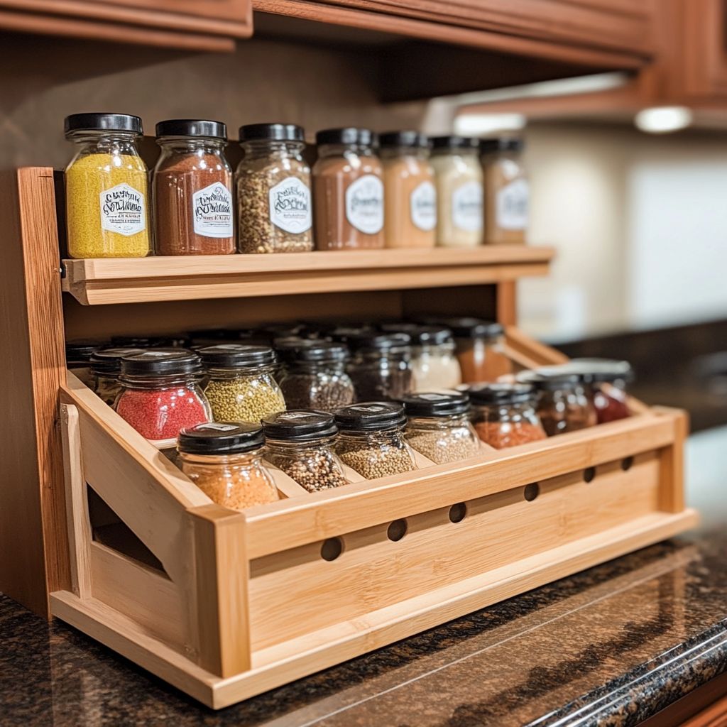Étagère épices / condiments