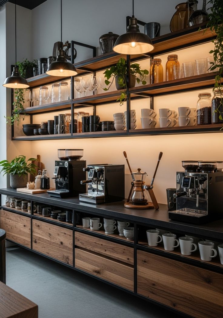 Meuble arrière-bar
