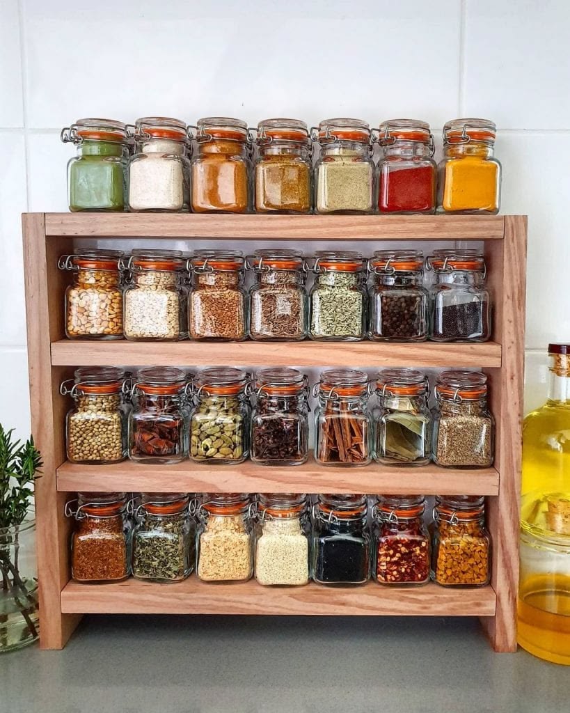 Étagère épices / condiments